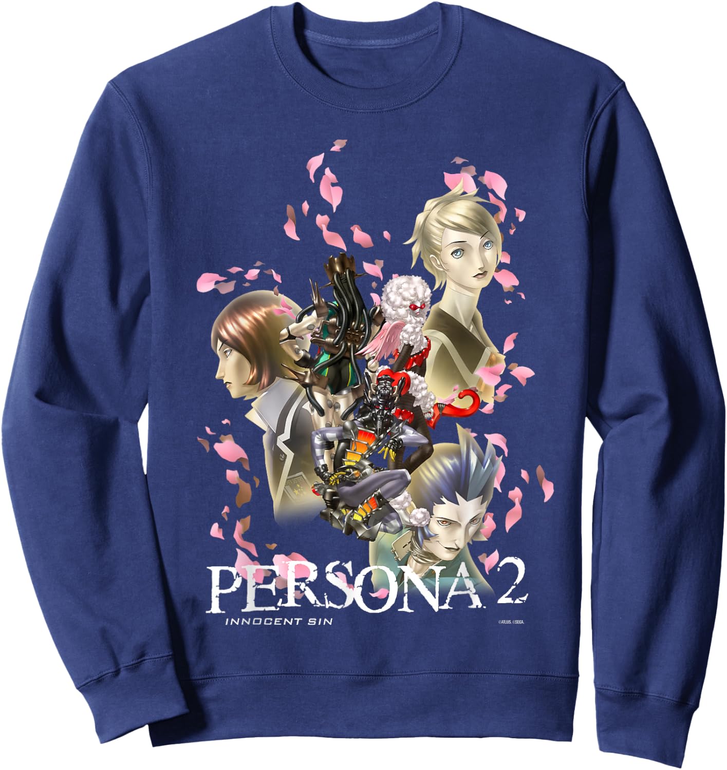 ATLUS Persona 2: Innocent Sin Graphic Sweatshirt - Sweatshirt | Navy