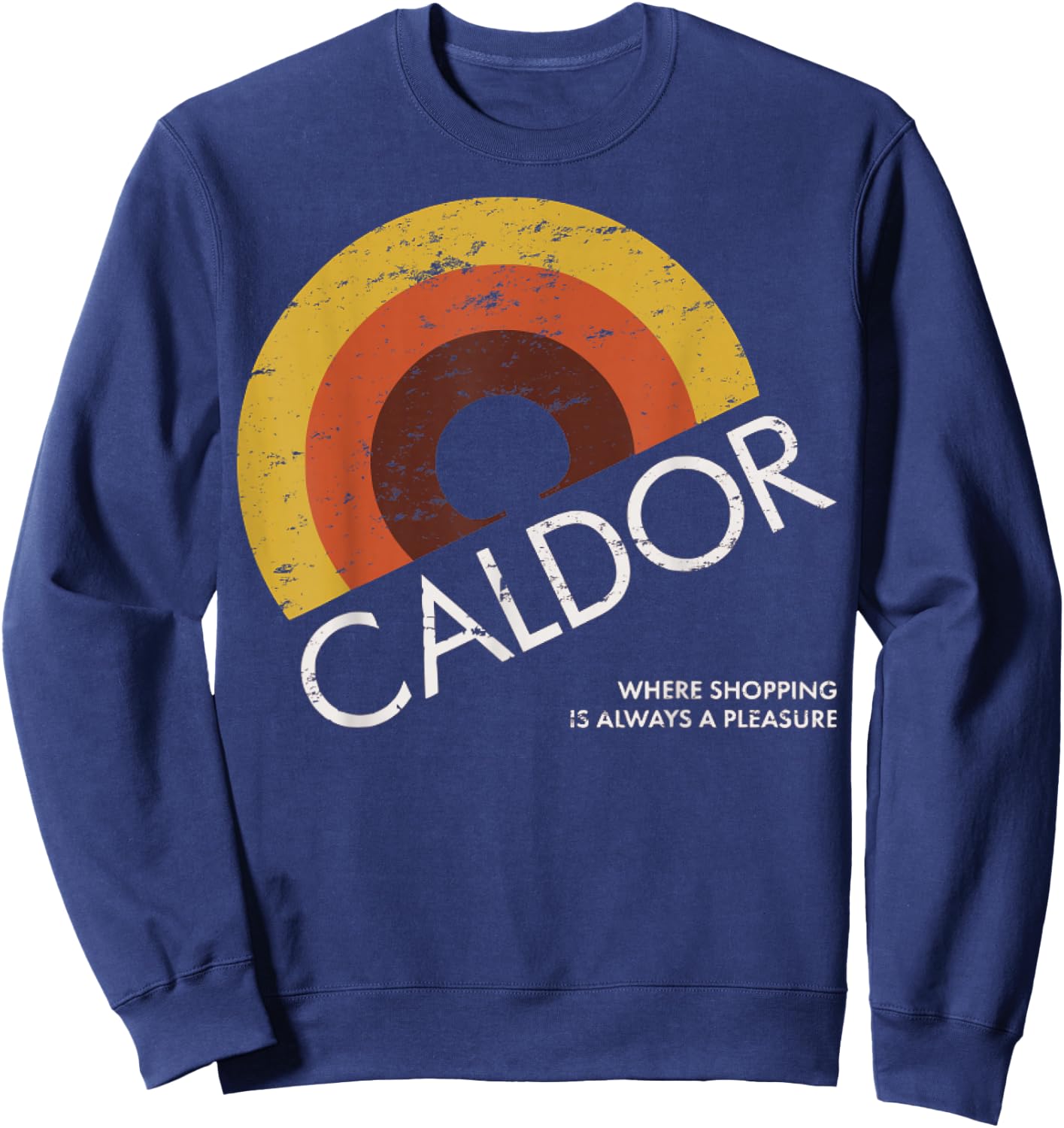 Caldor Vintage Retro Caldors Department Sweatshirt - Sweatshirt | Navy