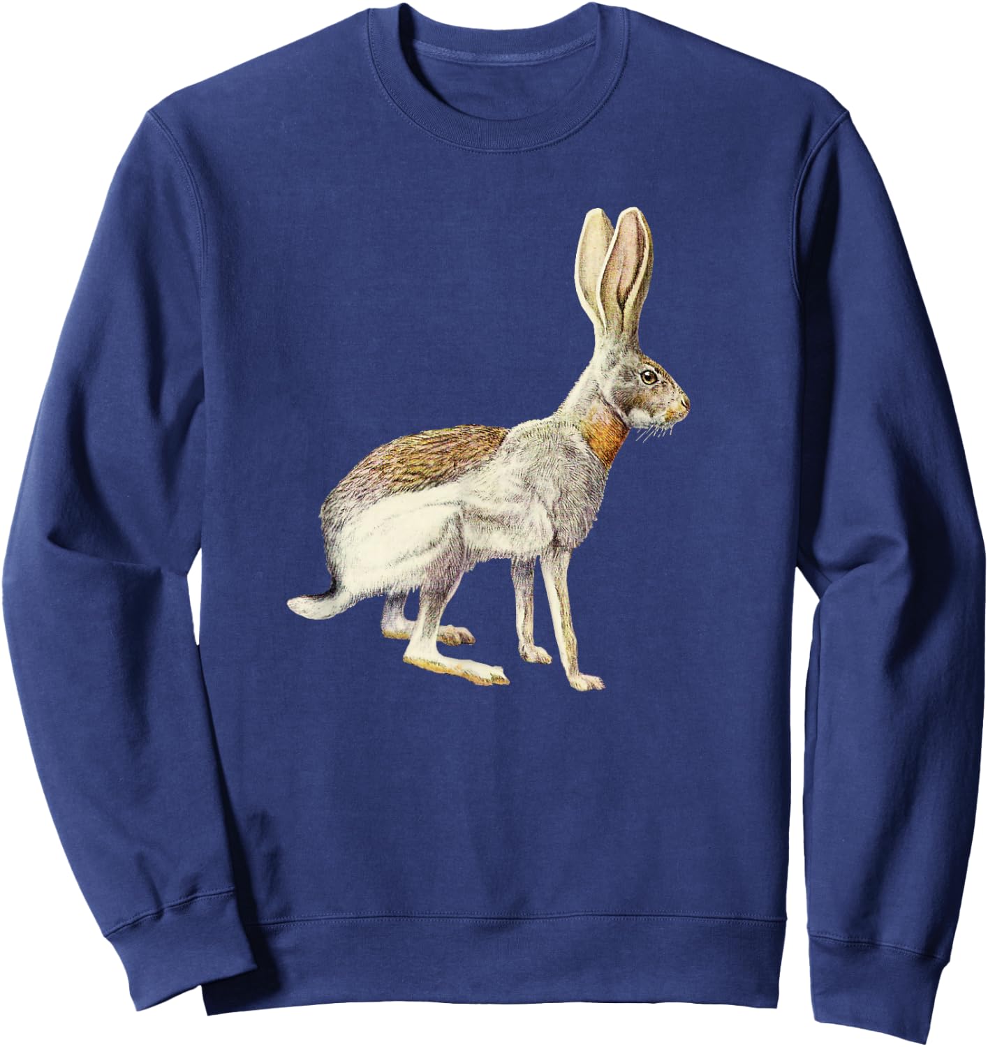 Antelope Jackrabbit Portrait Sweatshirt - Sweatshirt | Navy
