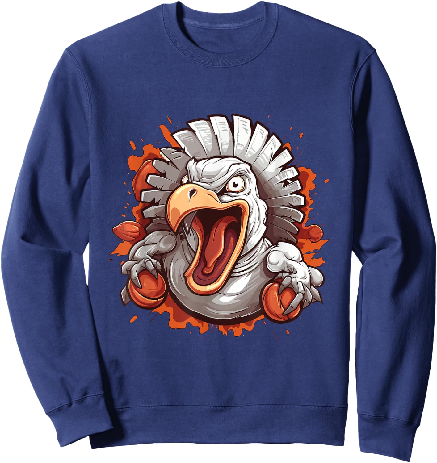 Thanksgiving Turkey Sweatshirt - Sweatshirt | Navy