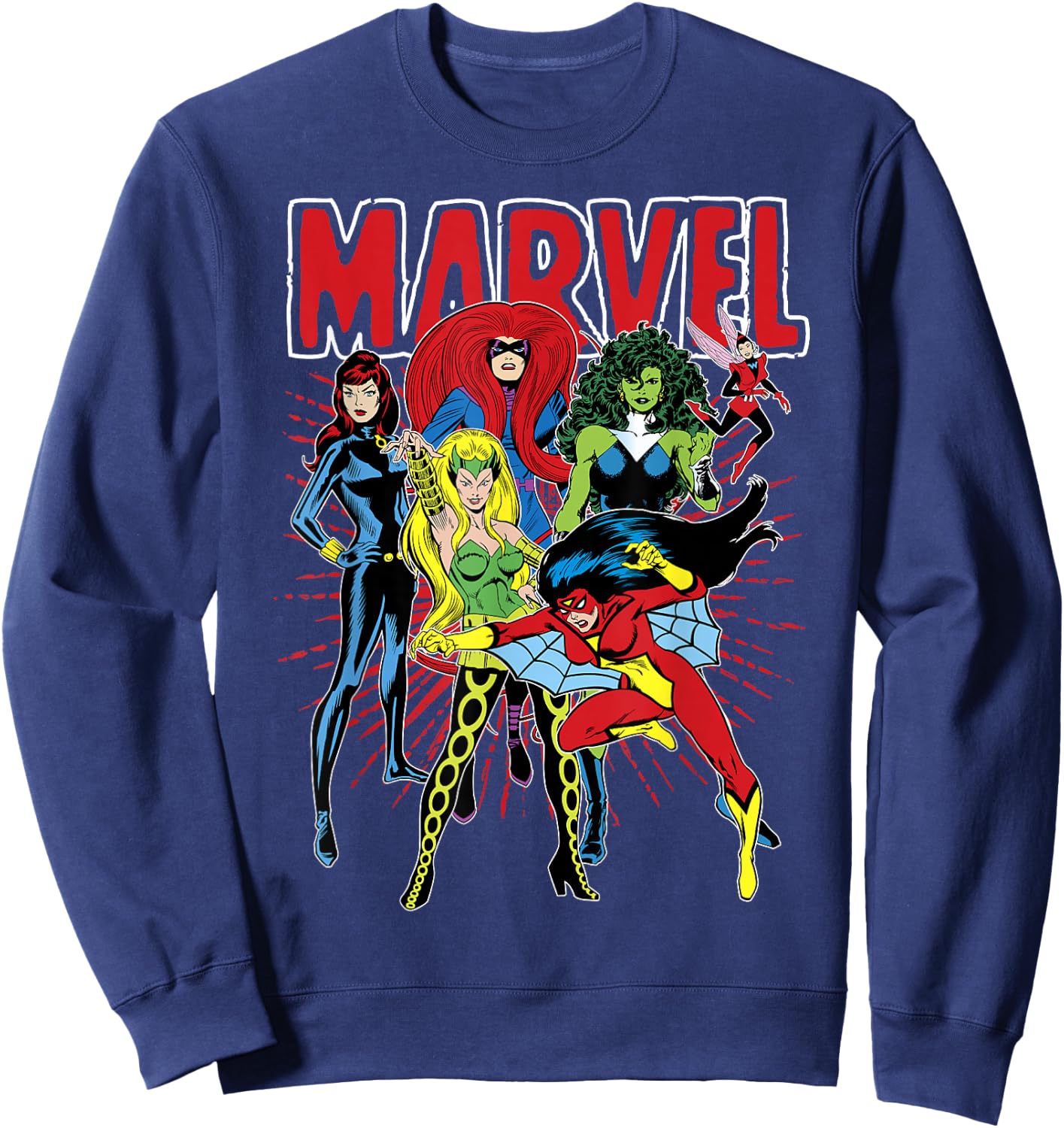 Marvel Women Group Shot Sweatshirt - Sweatshirt | Navy