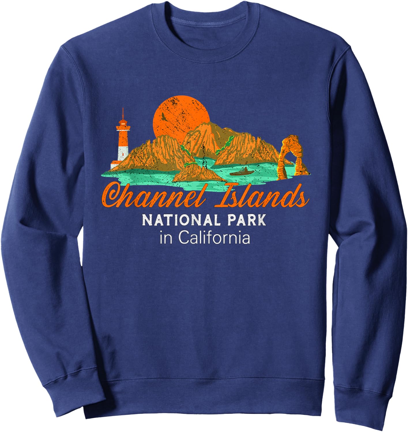 Channel Islands National Park California Sweatshirt - Sweatshirt | Navy