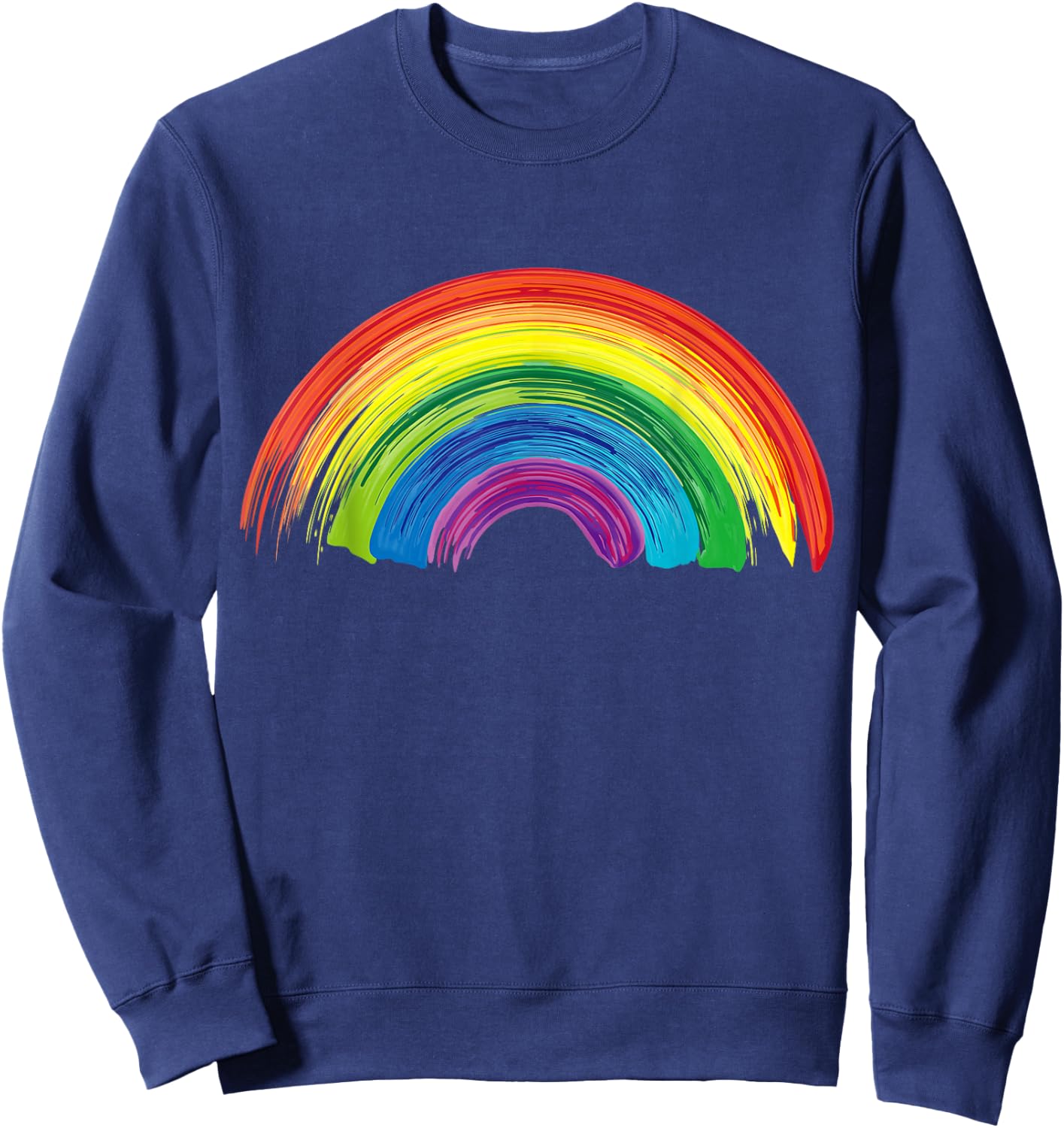 Rainbow Costume Women's Men's Children's Carnival Sweatshirt - Sweatshirt | Navy