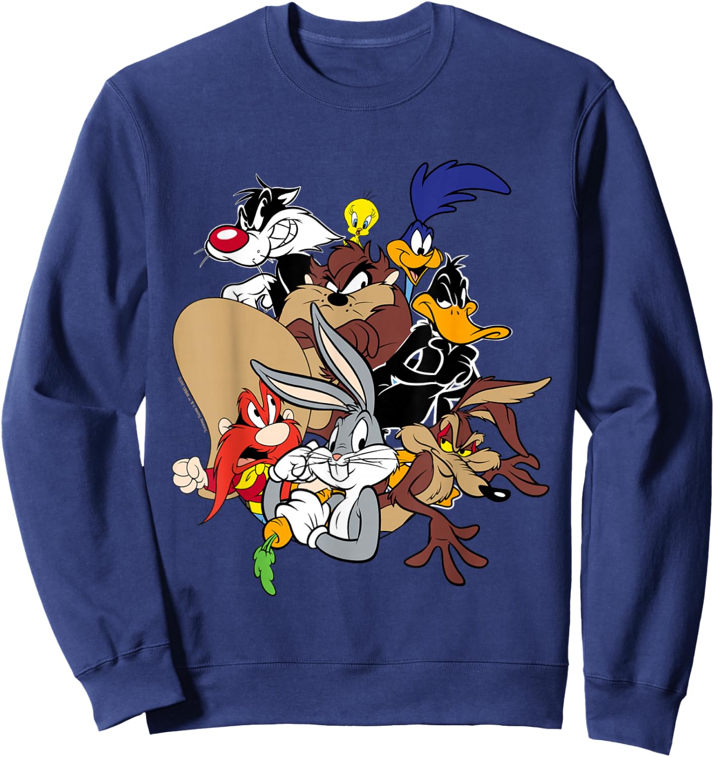 Looney Tunes Main Group of Characters Sweatshirt - Sweatshirt | Navy