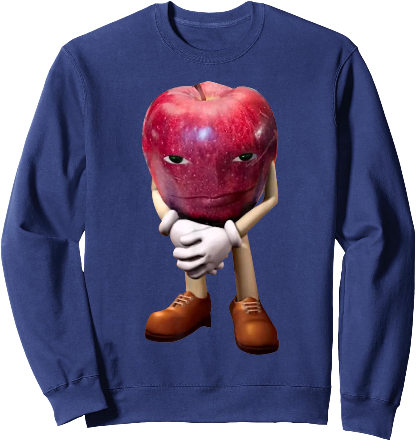 Me Asf Apple Sweatshirt - Sweatshirt | Navy