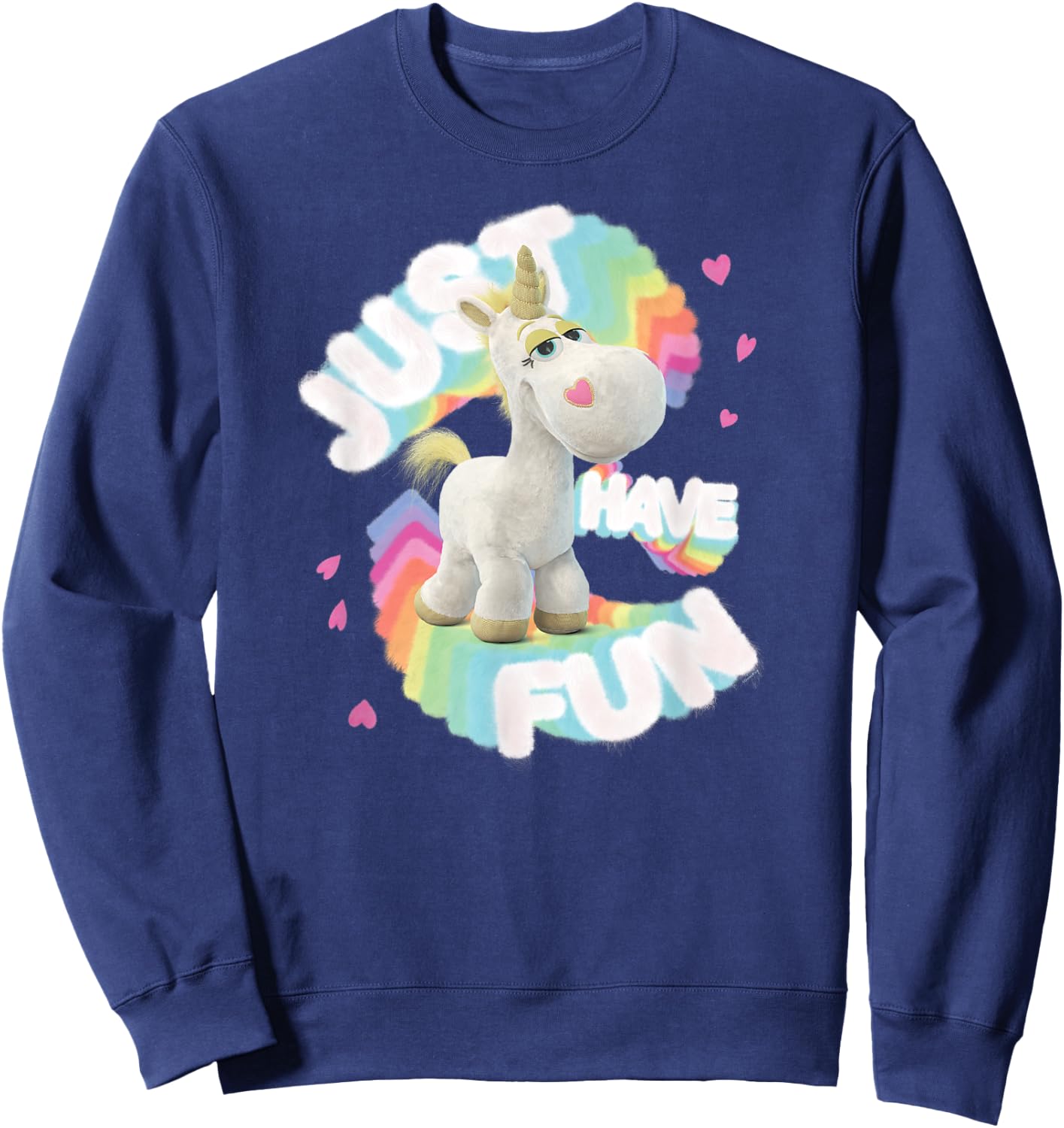 Disney and Pixar’s Toy Story Buttercup Unicorn Just Have Fun Sweatshirt - Sweatshirt | Navy