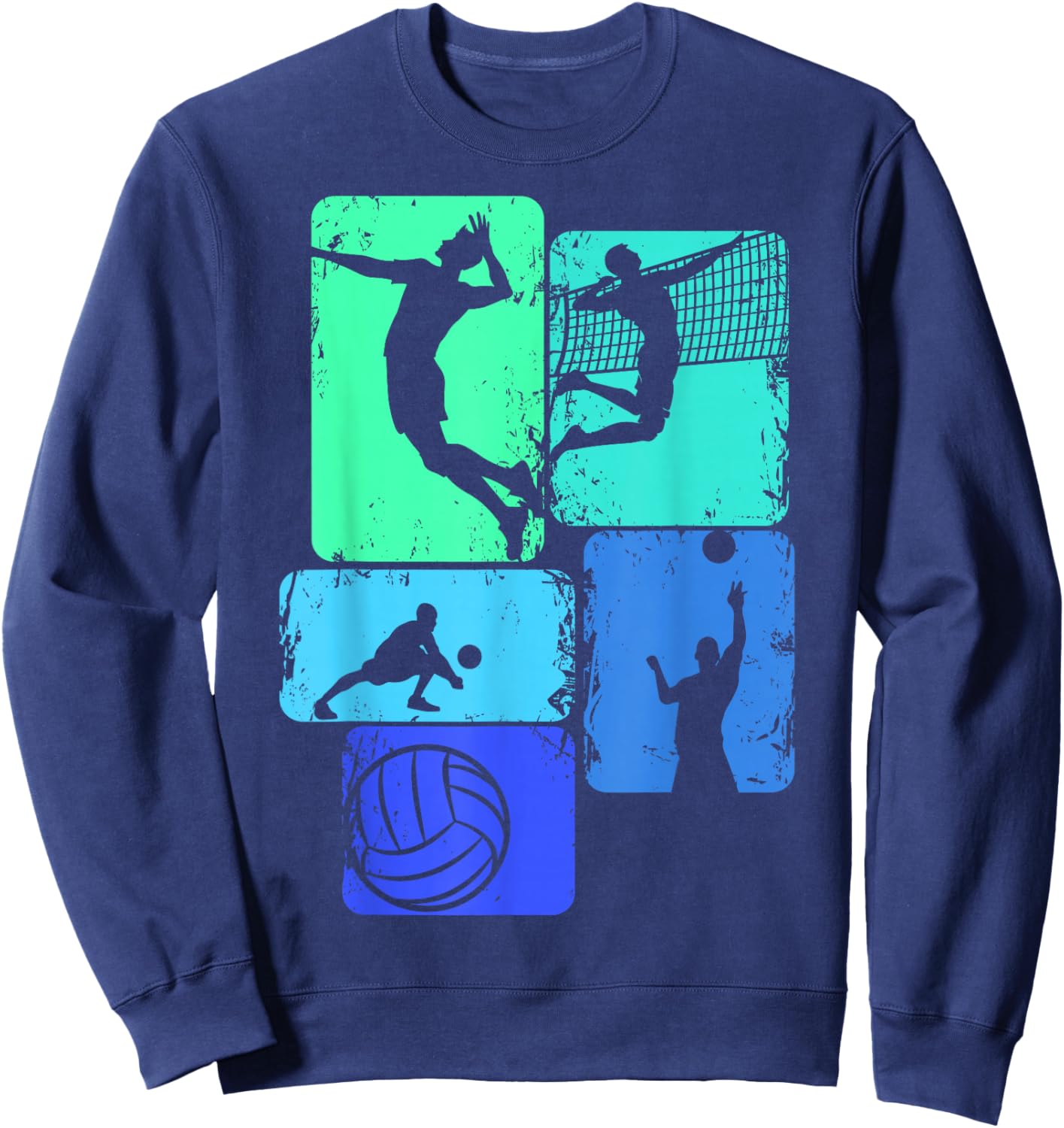 Volleyballer Volleyball Children's Boys Men's Sweatshirt - Sweatshirt | Navy