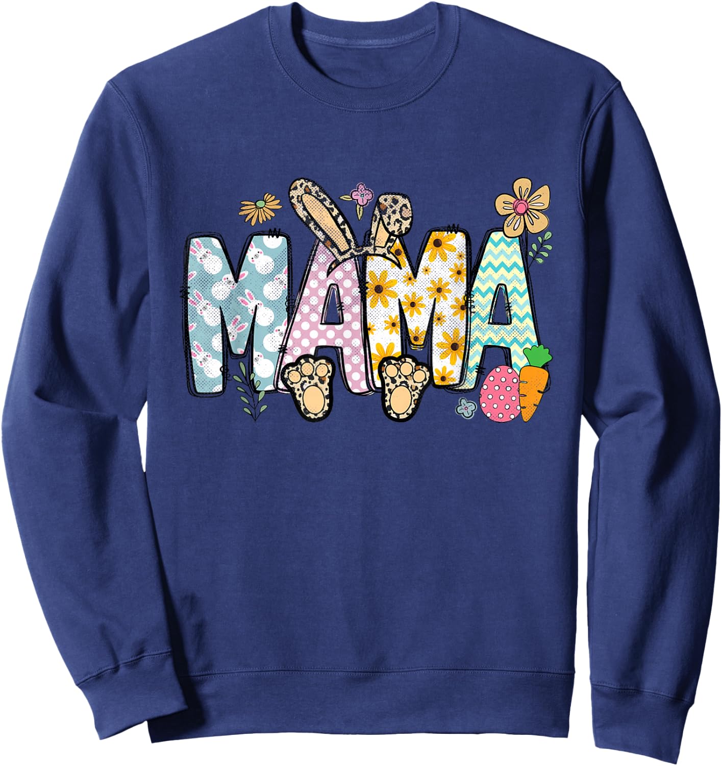 Easter Mum Funny Easter Sweatshirt - Sweatshirt | Navy