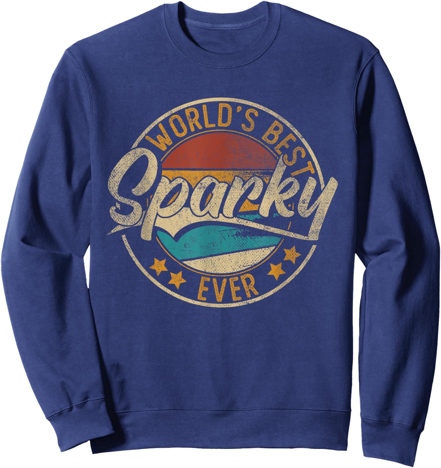 Worlds Best Sparky | Electrician Sweatshirt - Sweatshirt | Navy