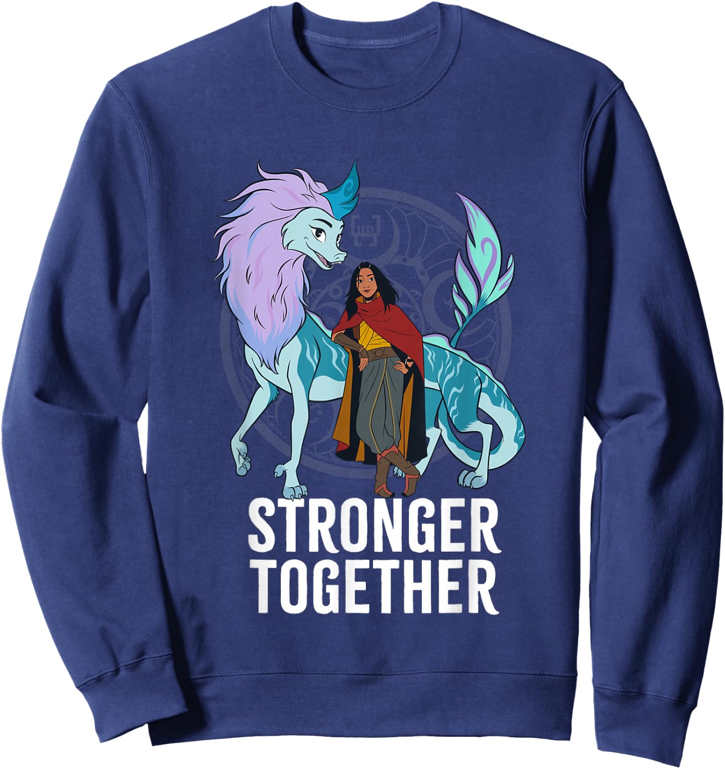 Disney Raya and the Last Dragon Warriors Stronger Together Sweatshirt - Sweatshirt | Navy
