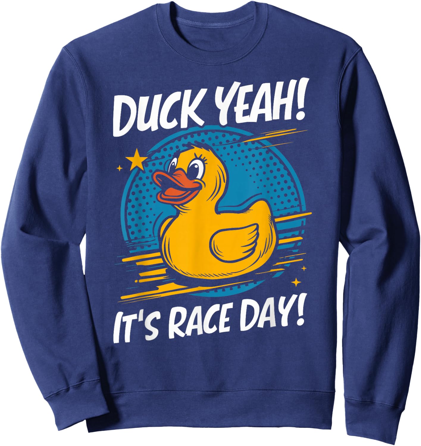 Rubber Duck Racing Team Family Competition Race Sweatshirt - Sweatshirt | Navy