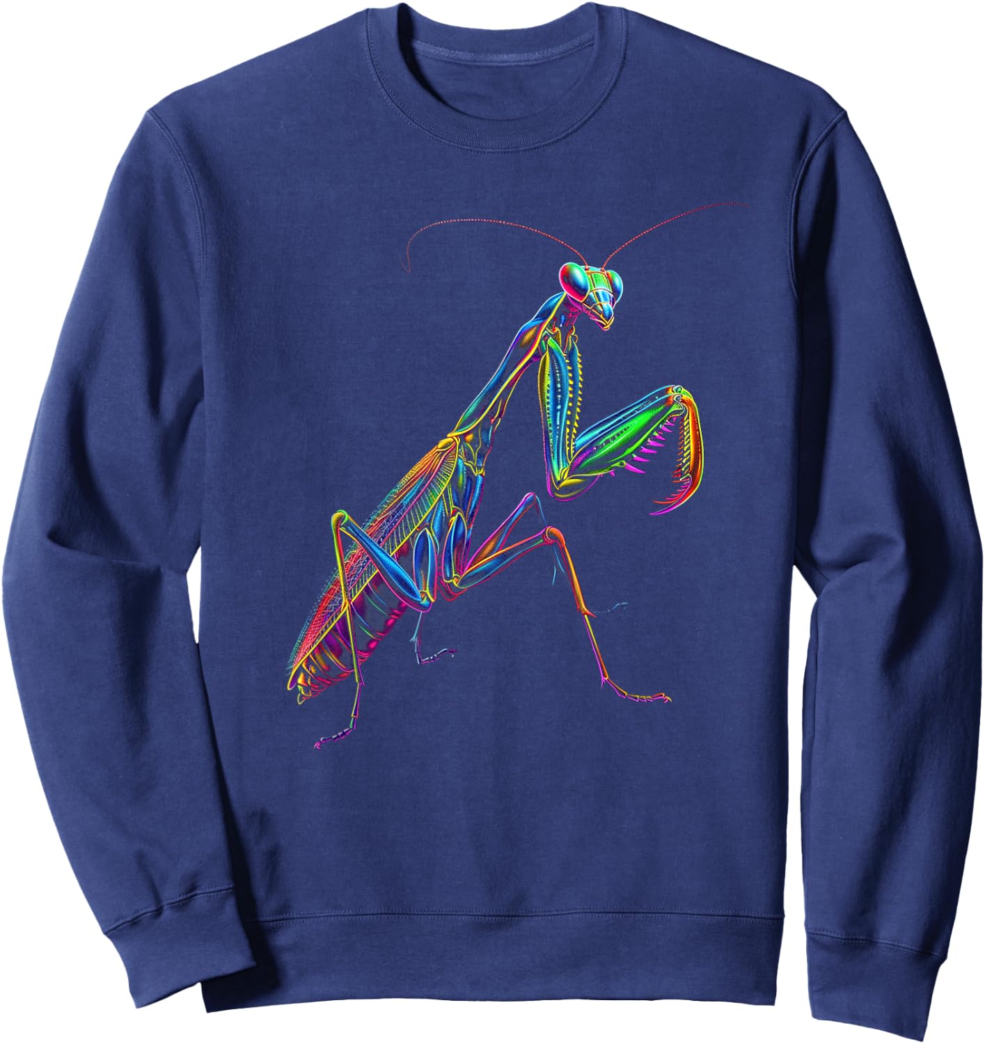 Praying Mantis Funny Bug Insect Entomology Entomologist Sweatshirt - Sweatshirt | Navy
