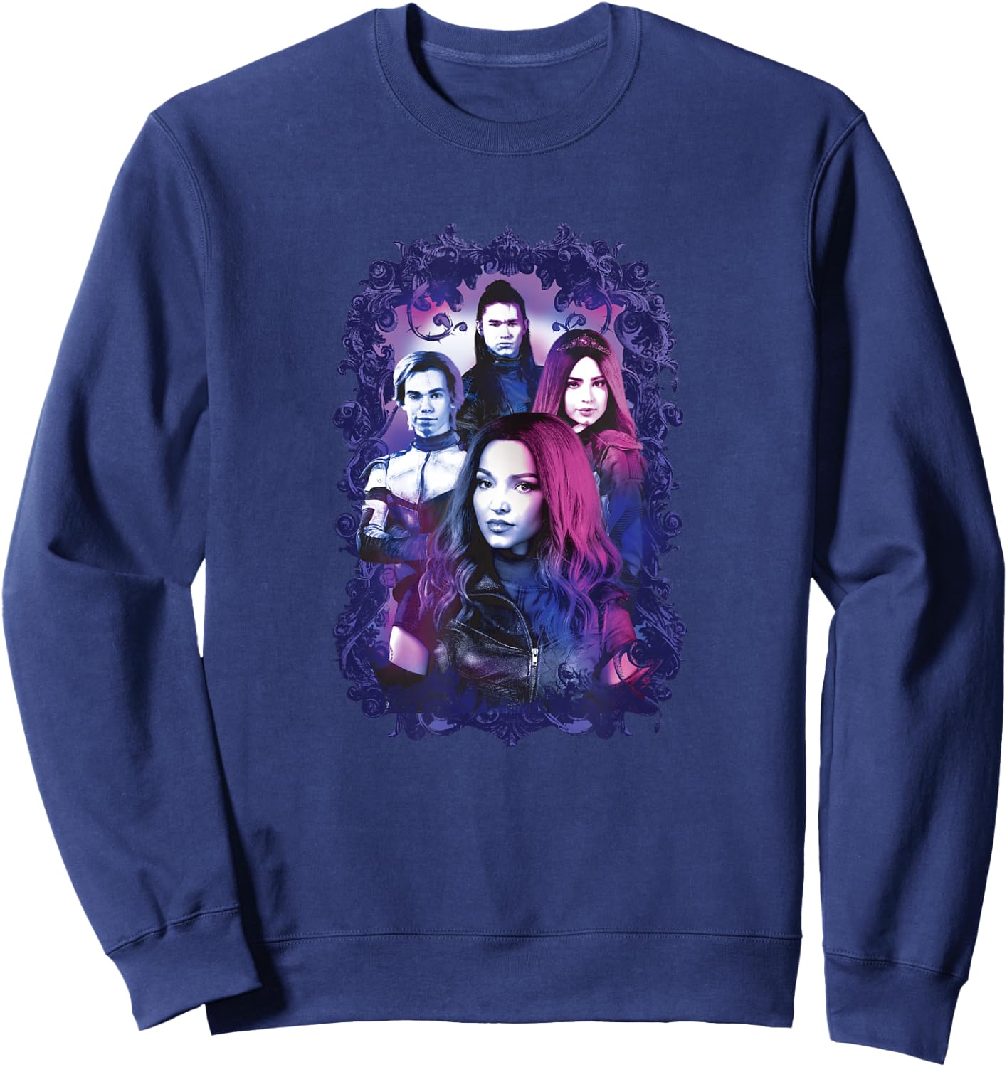 Disney Descendants 3 Carlos, Jay, Mal, and Evie Sweatshirt - Sweatshirt | Navy