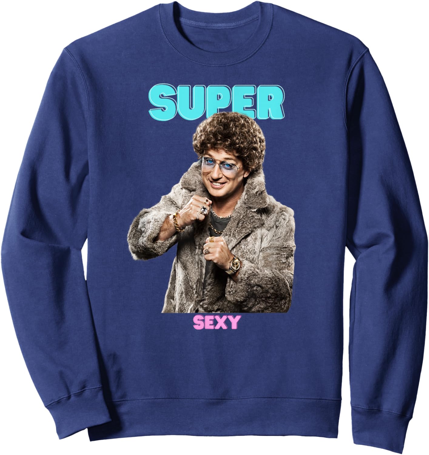 Atze Fur Super Sexy , black Sweatshirt - Sweatshirt | Navy