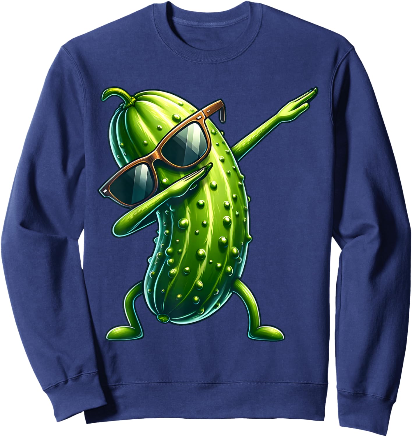 Saure Gurke Dabbing Salatgurke Sweatshirt - Sweatshirt | Navy