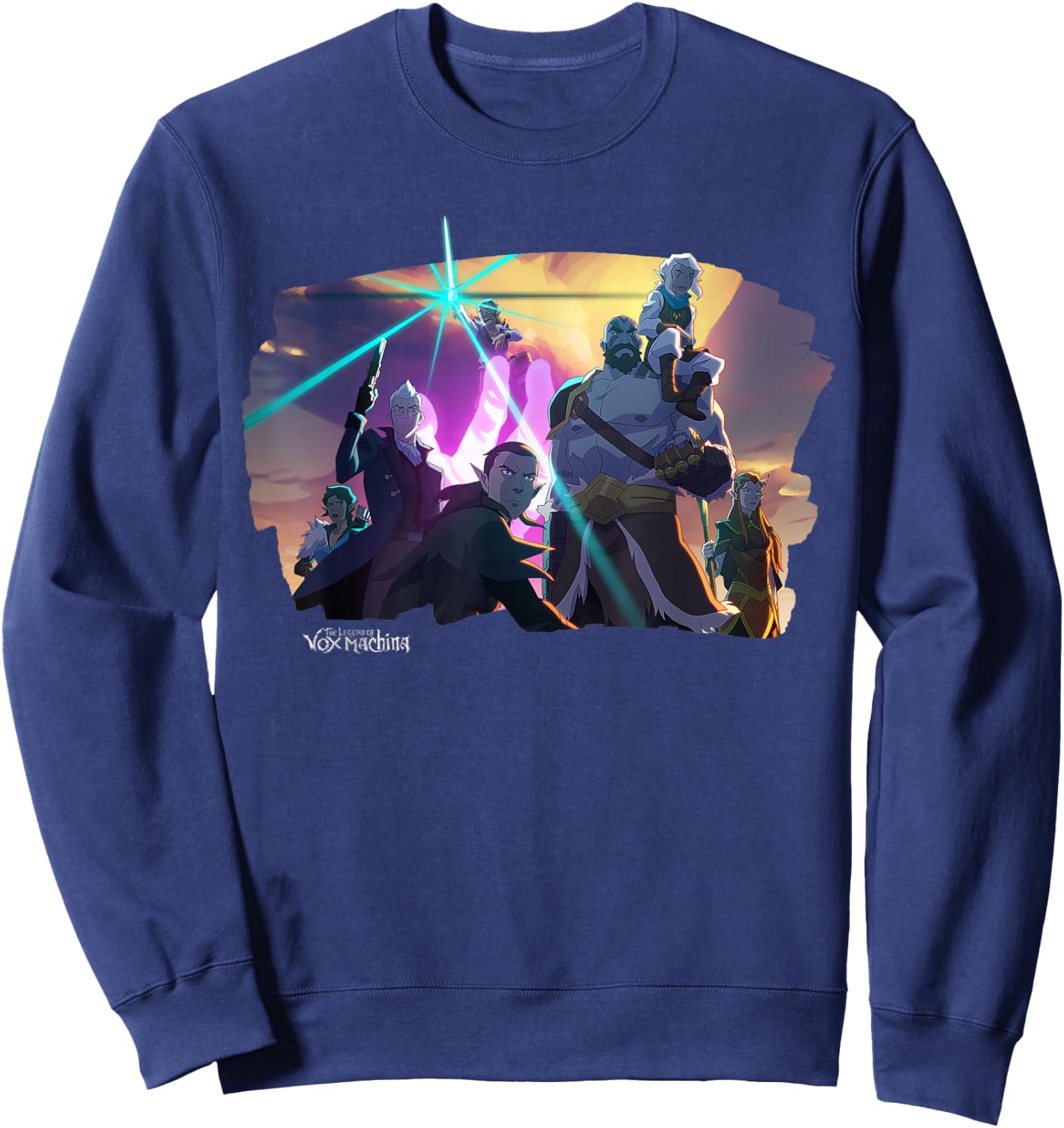 The Legend of Vox Machina – Character Pose , Black, S Sweatshirt - Sweatshirt | Navy