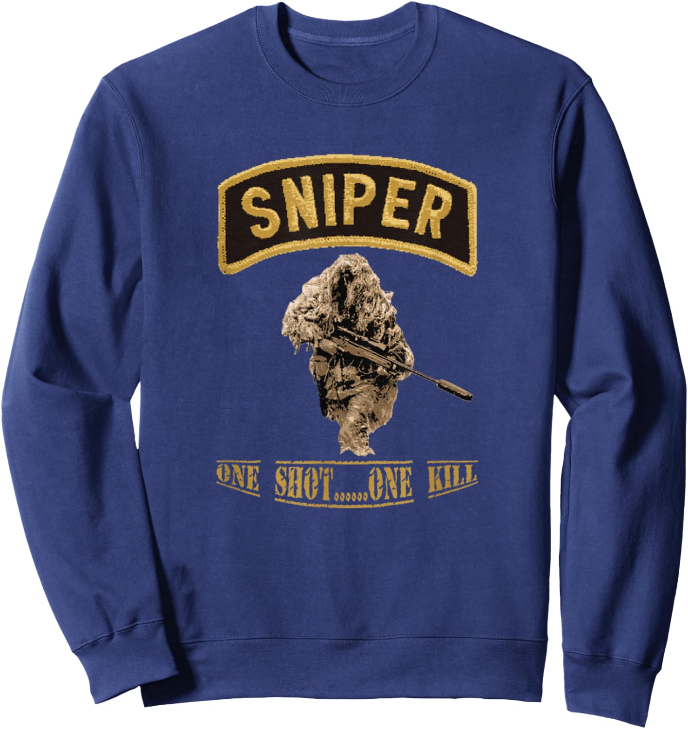 Sniper Ghillie Suit Seal Sweatshirt - Sweatshirt | Navy