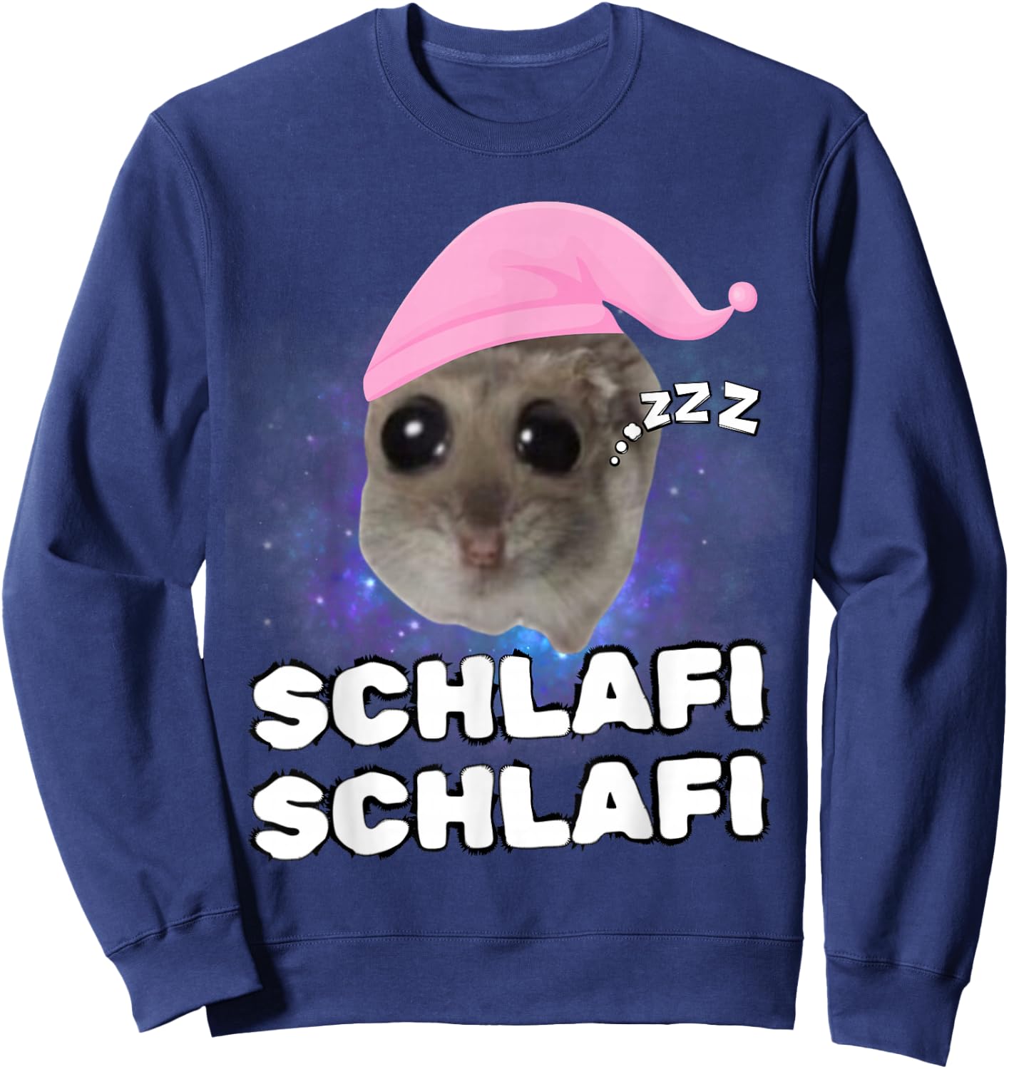 Sad Hamster - Schlafi Schlafi Sweatshirt - Sweatshirt | Navy