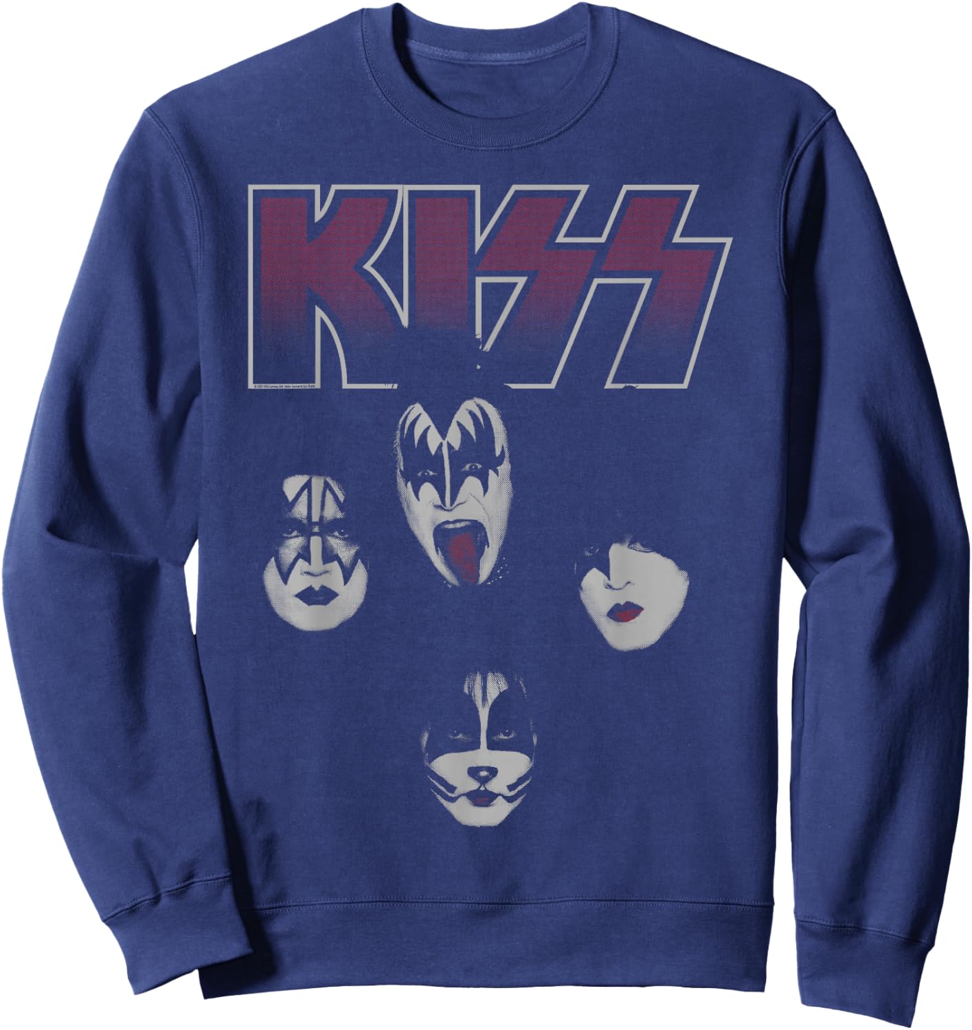 KISS - Portrait Sweatshirt - Sweatshirt | Navy