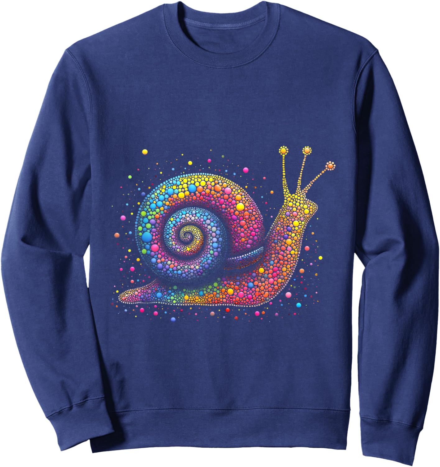 Colorful snail motif Sweatshirt - Sweatshirt | Navy