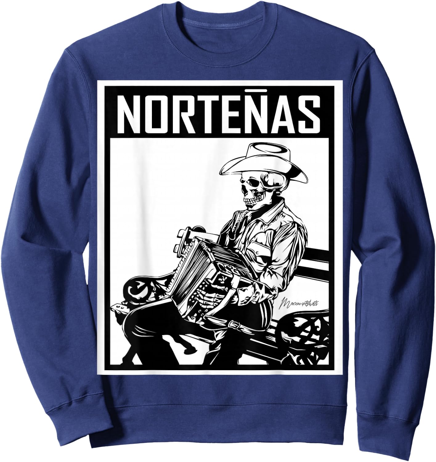 Nortenas Calavera Sweatshirt - Sweatshirt | Navy