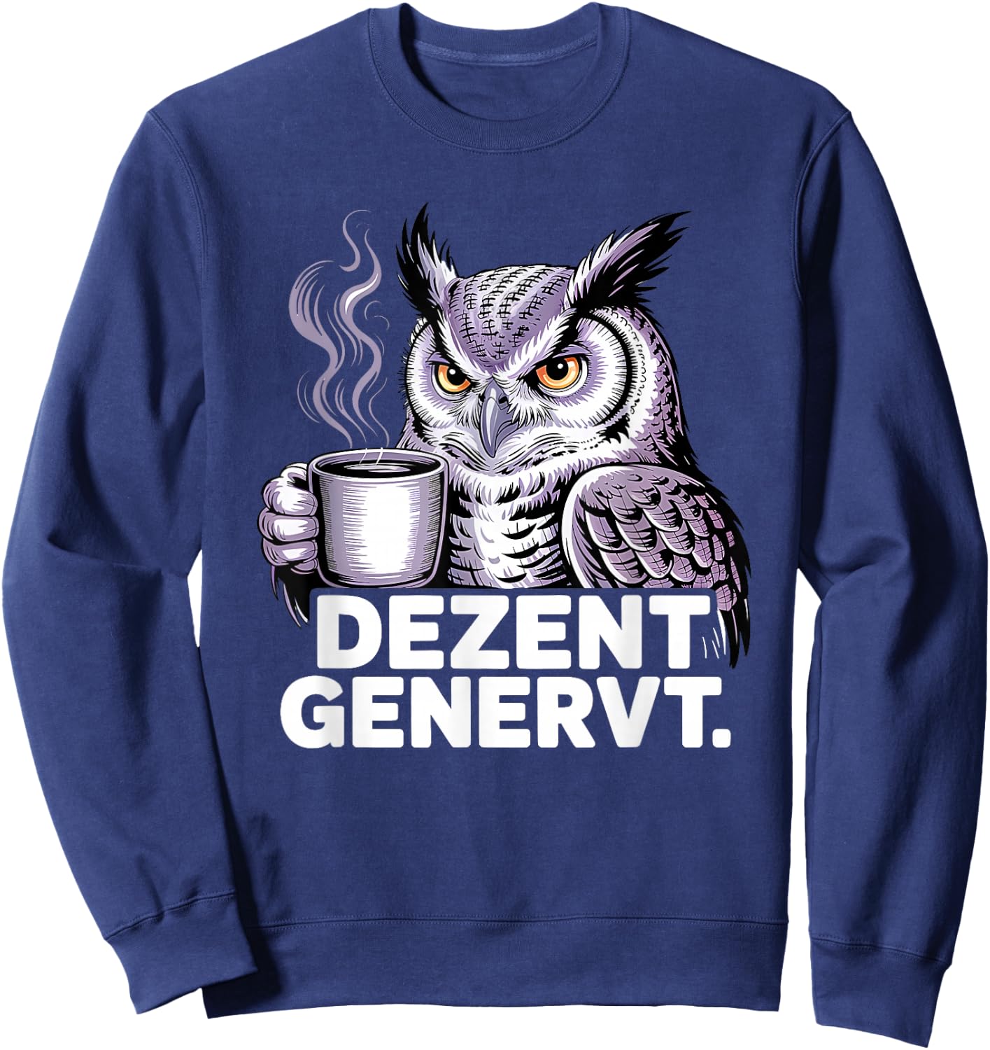 Dezent Genervt Sweatshirt - Sweatshirt | Navy