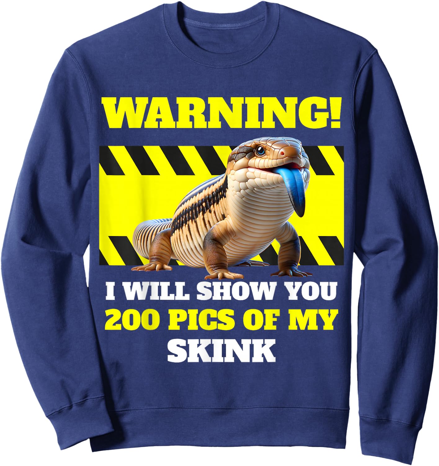 Blue Tongue Skink Owner Sweatshirt - Sweatshirt | Navy