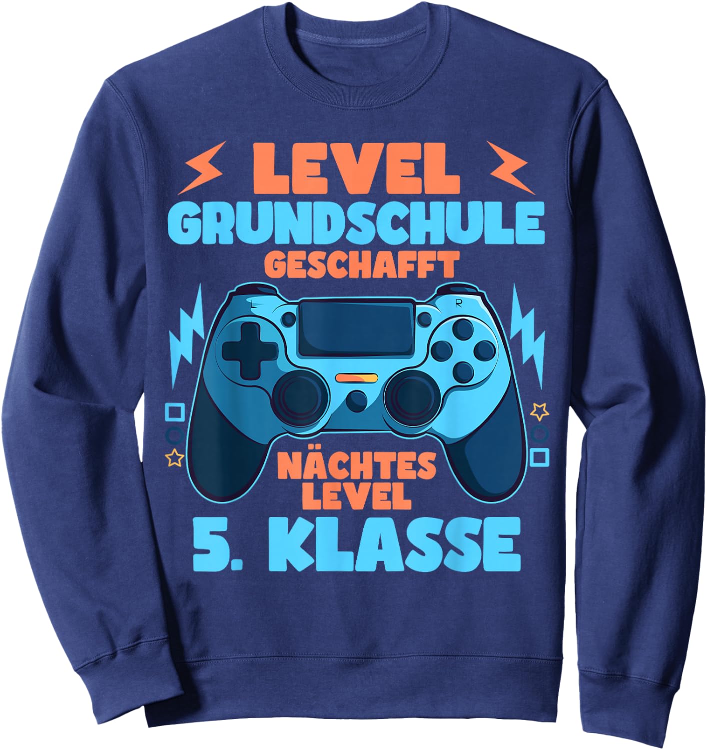 Primary School Graduation 2024 Level Primary School Schafft Gamer , black Sweatshirt - Sweatshirt | Navy