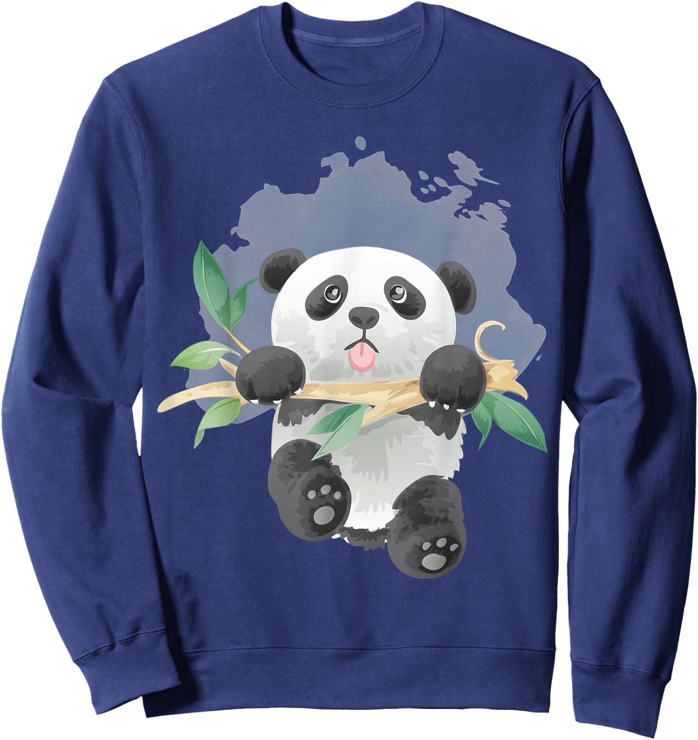 Watercolor Panda Sweatshirt - Sweatshirt | Navy