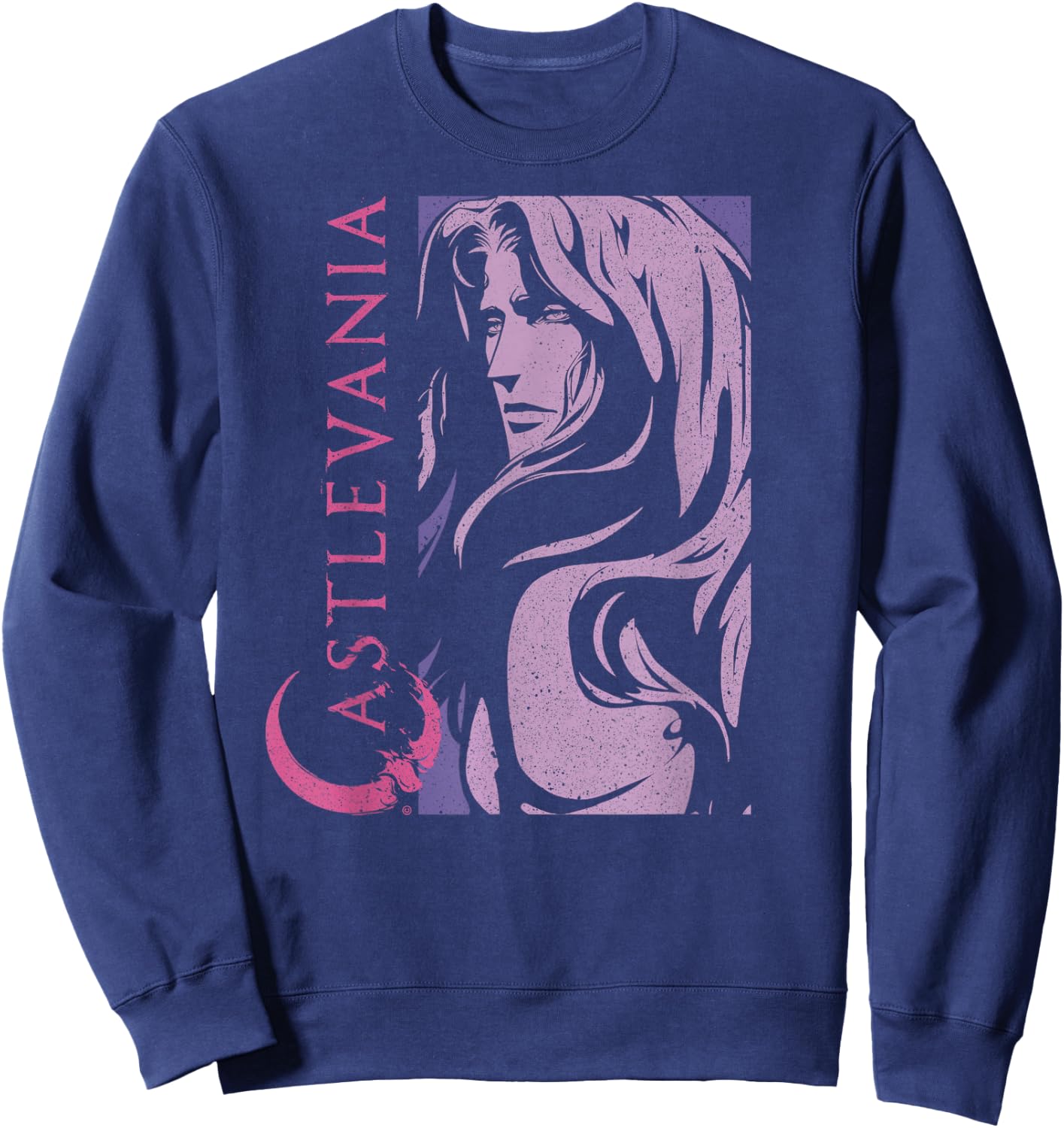 Castlevania Alucard Dark Portrait Sweatshirt - Sweatshirt | Navy