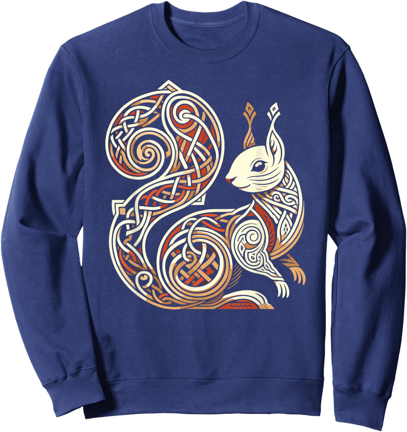 Ratatoskr Yggdrasil Squirrel Norse Mythology Sweatshirt - Sweatshirt | Navy