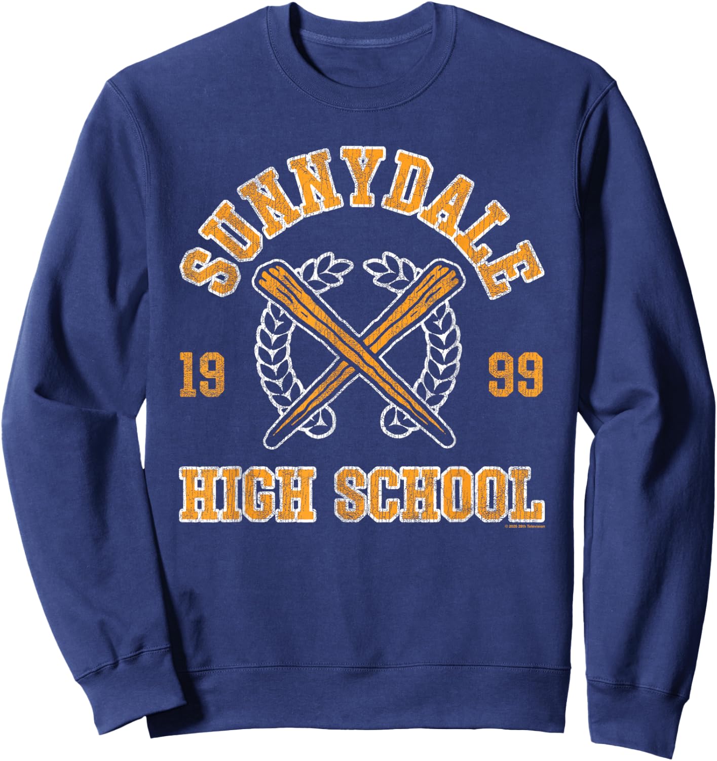 Sunnydale High School Class of '99 Retro Logo TV Show Sweatshirt - Sweatshirt | Navy