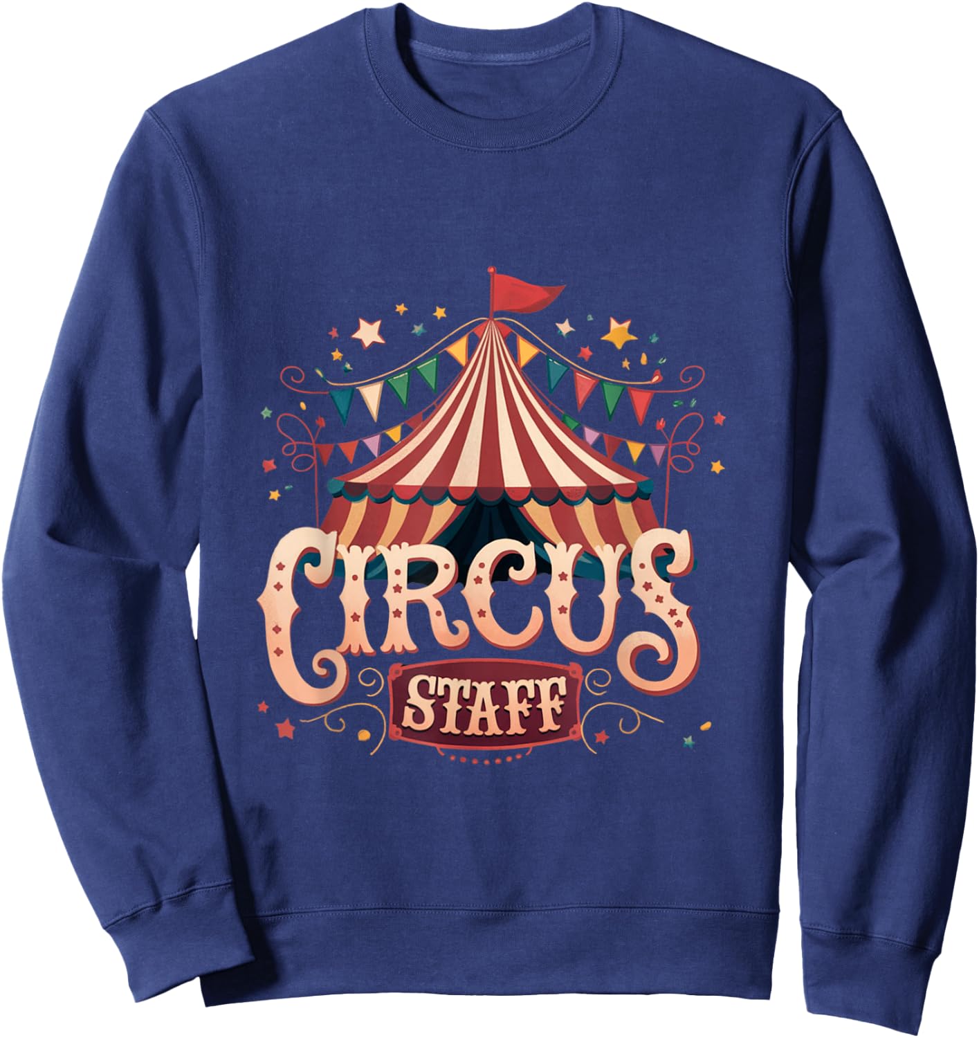 Funny Circus Carnival Crew Carnival Staff Party Sweatshirt - Sweatshirt | Navy