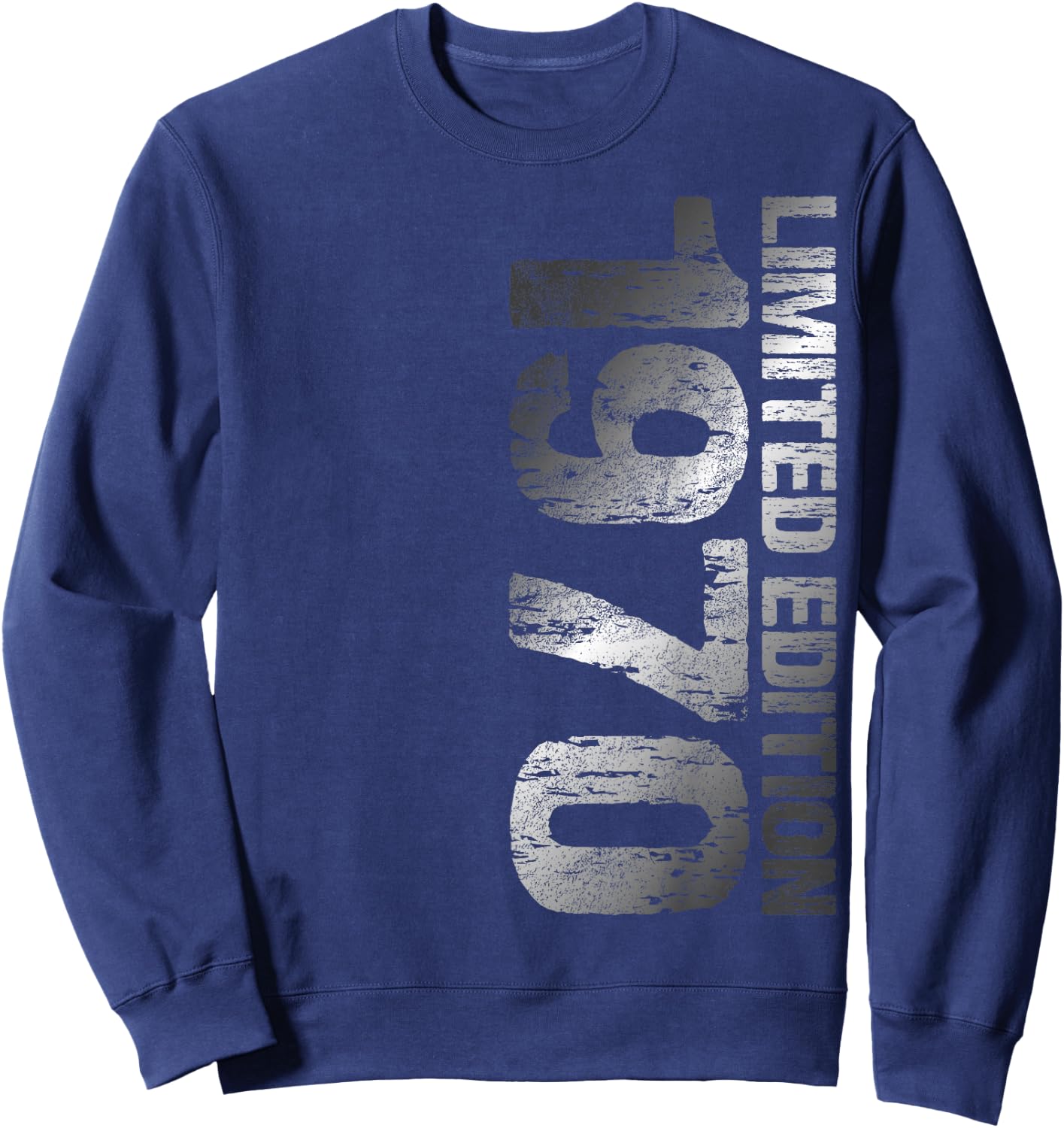1970 Man Woman 53rd Birthday Limited Edition 53 , black Sweatshirt - Sweatshirt | Navy