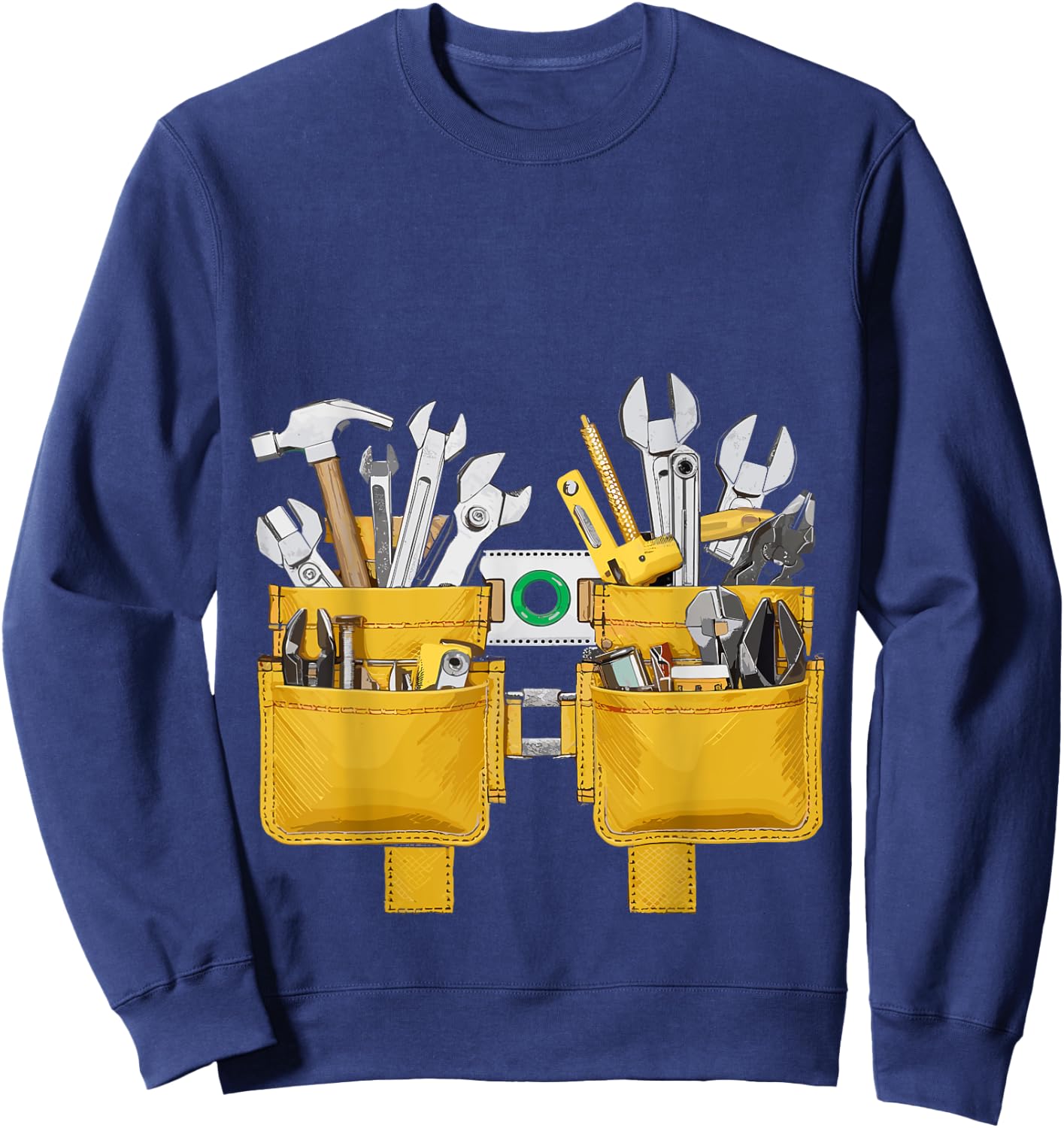 Oys Tool Belt Easy Builder Costume Construction Sweatshirt - Sweatshirt | Navy
