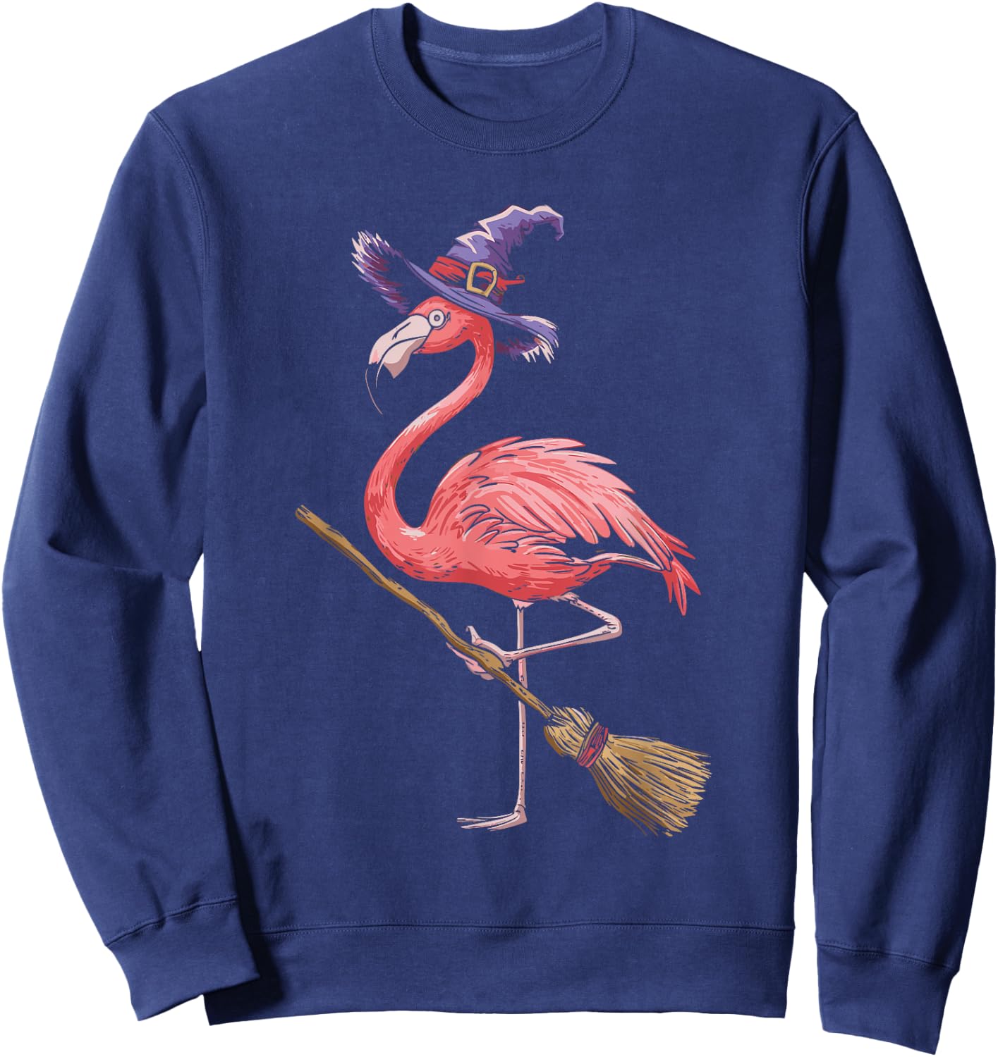 Flamingo Witch Sweatshirt - Sweatshirt | Navy