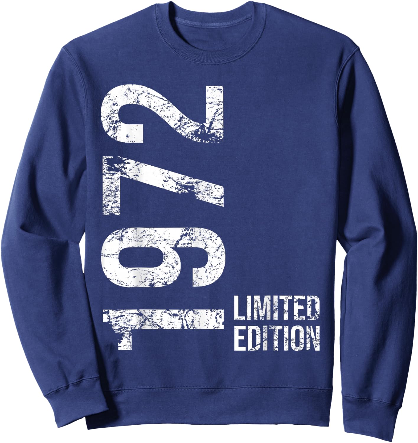 51st Birthday Man Woman 51 Years 1972 Gift , black Sweatshirt - Sweatshirt | Navy