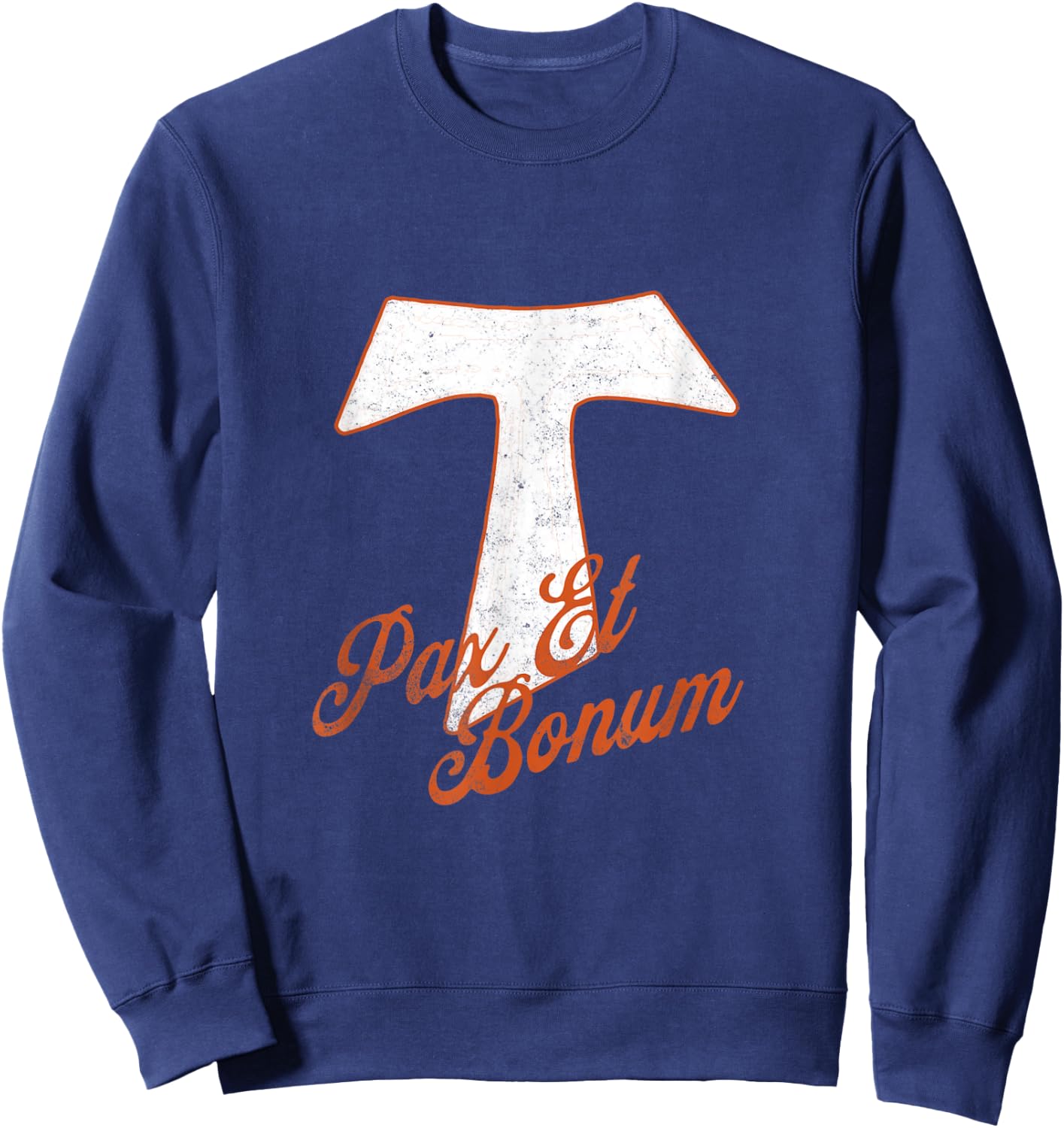 Tau Cross Number Cross Sweatshirt - Sweatshirt | Navy