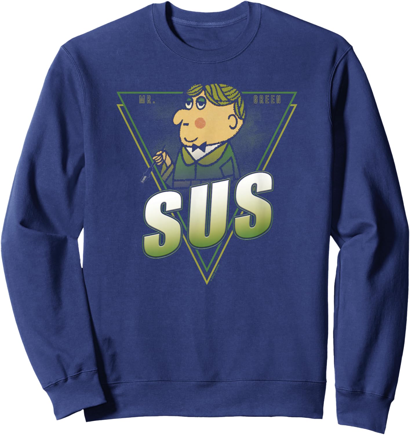 Clue Mr. Green SUS Poster Sweatshirt - Sweatshirt | Navy