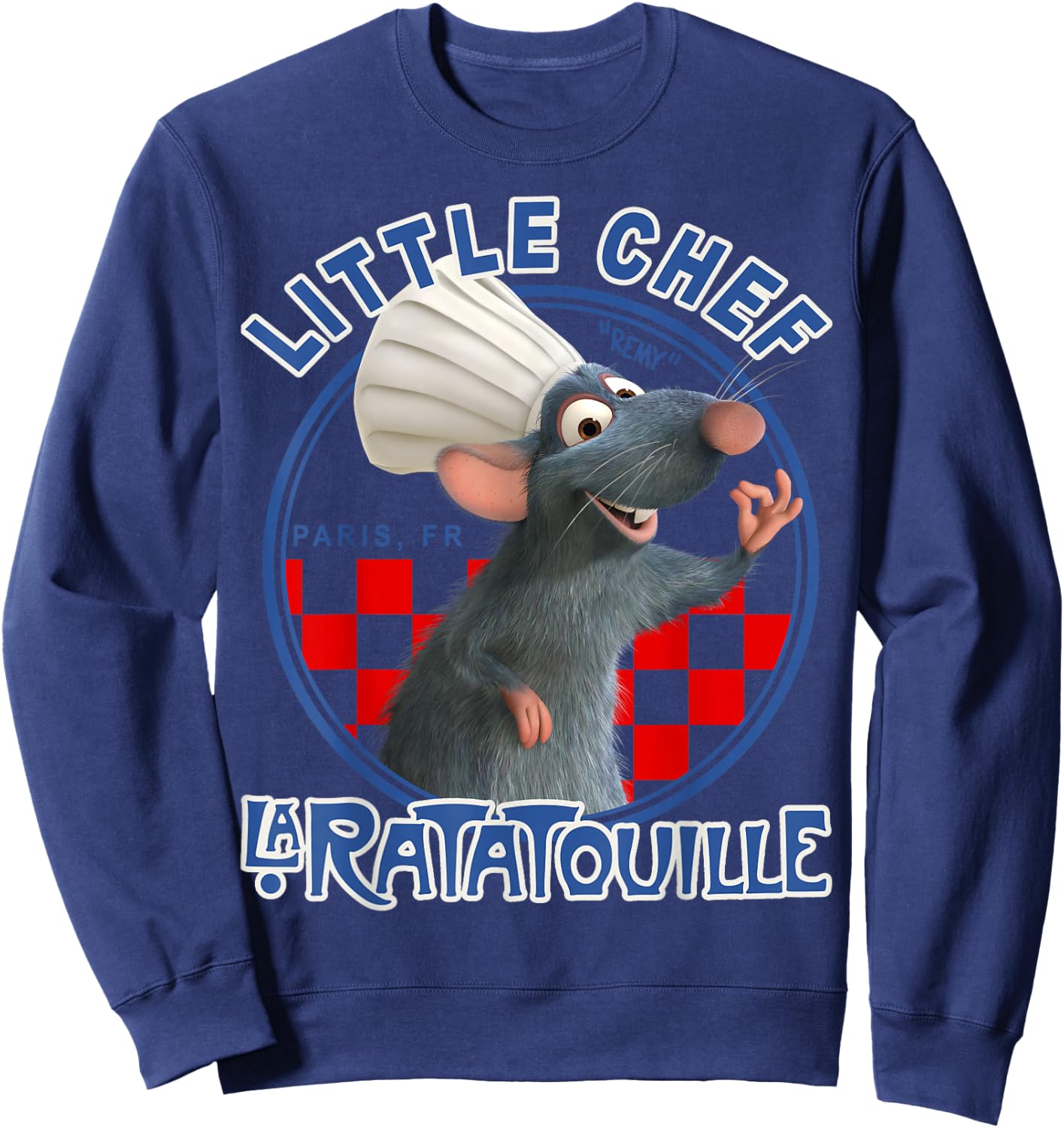 Disney Pixar Ratatouille Remy Little Chef Vintage Badge Sweatshirt - Sweatshirt | Navy