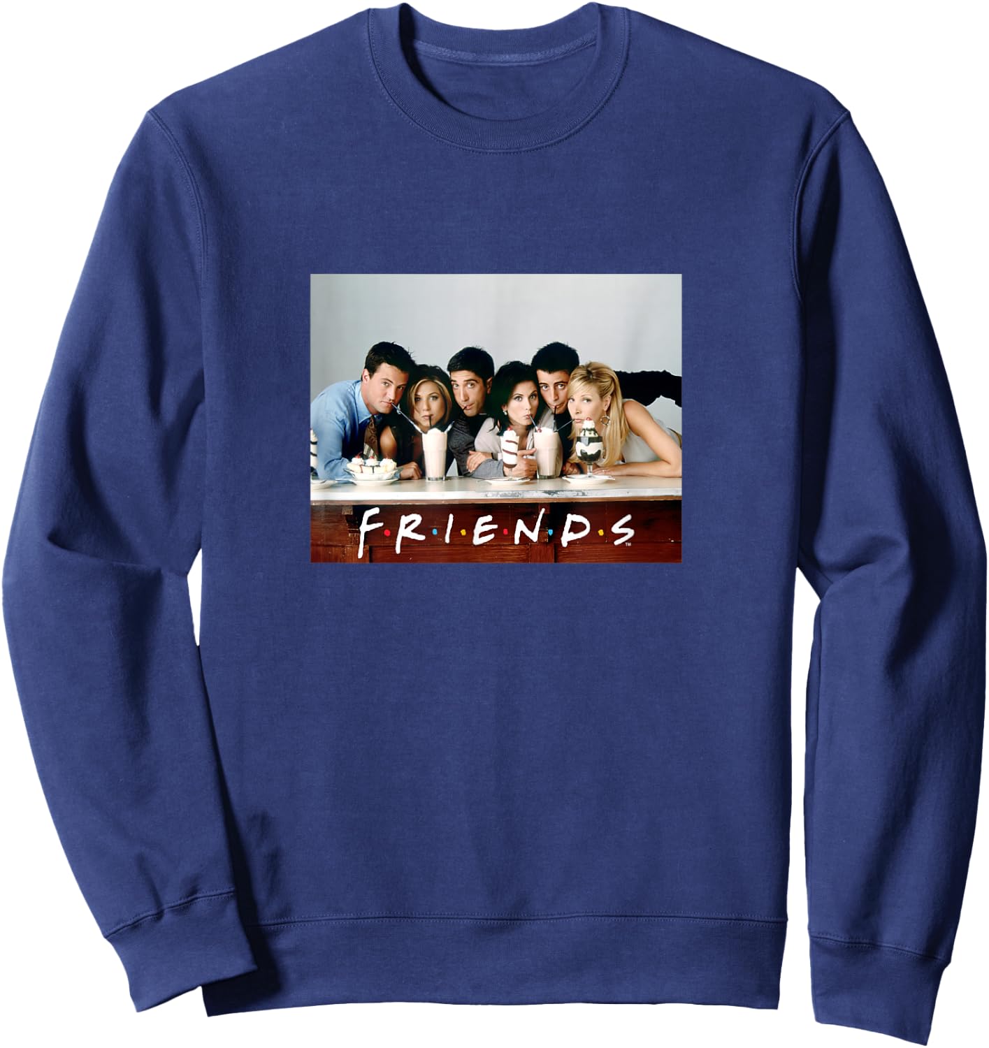 Friends PAPL192 Photo de la série TV avec logo New York Sweatshirt - Sweatshirt | Navy