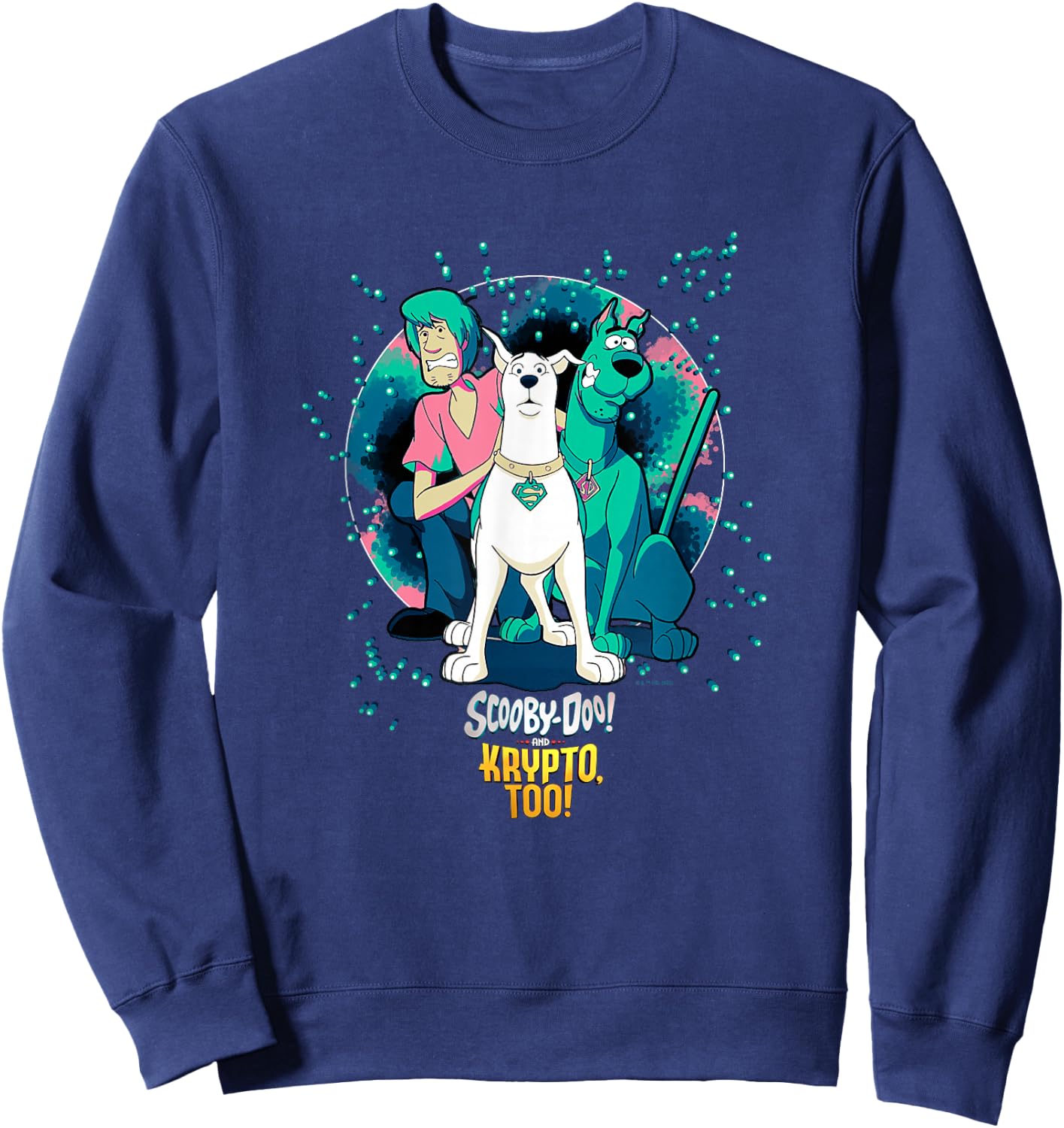 Scooby-Doo! and Krypto, Too! Super Krypto Hero Trio Sweatshirt - Sweatshirt | Navy
