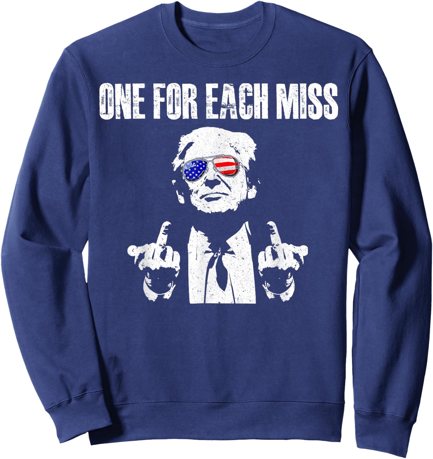 Trump One For Each Miss Sweatshirt - Sweatshirt | Navy