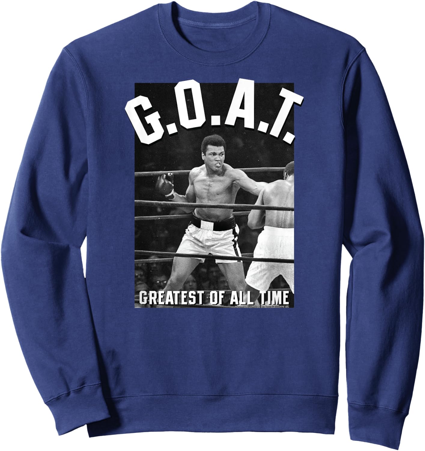 Muhammad Ali - G.O.A.T. Sweatshirt - Sweatshirt | Navy