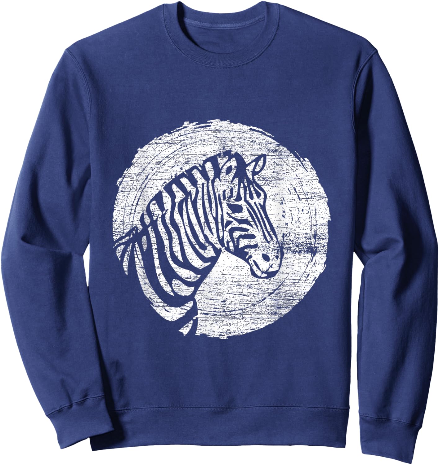 Vintage Zebra Sweatshirt - Sweatshirt | Navy