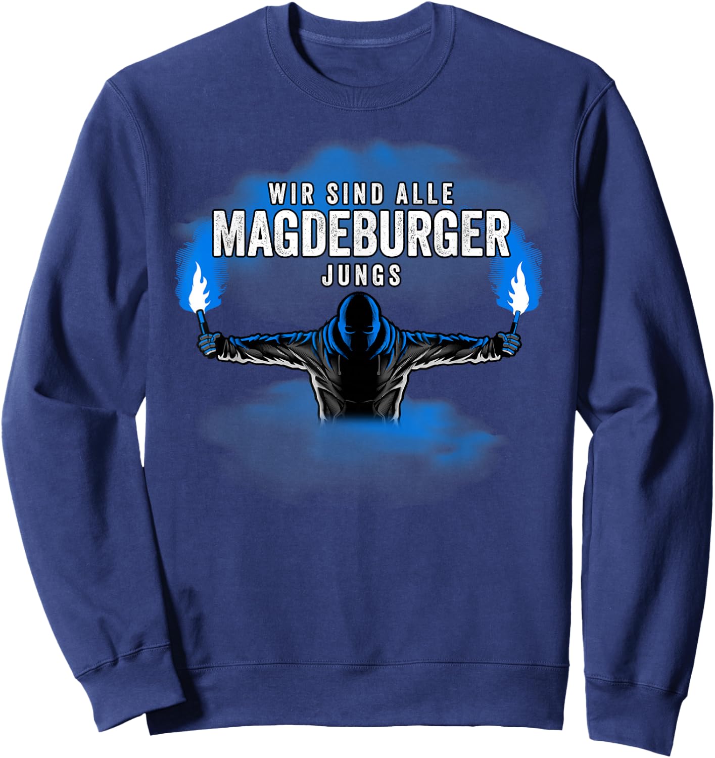 MAGDEBURGER Jungs - Fussball - MAGDEBURG - PYRO - BENGALO Sweatshirt - Sweatshirt | Navy