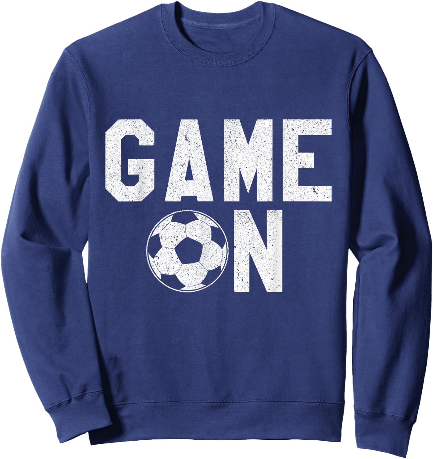 Game On Soccer Shirt Sweatshirt - Sweatshirt | Navy