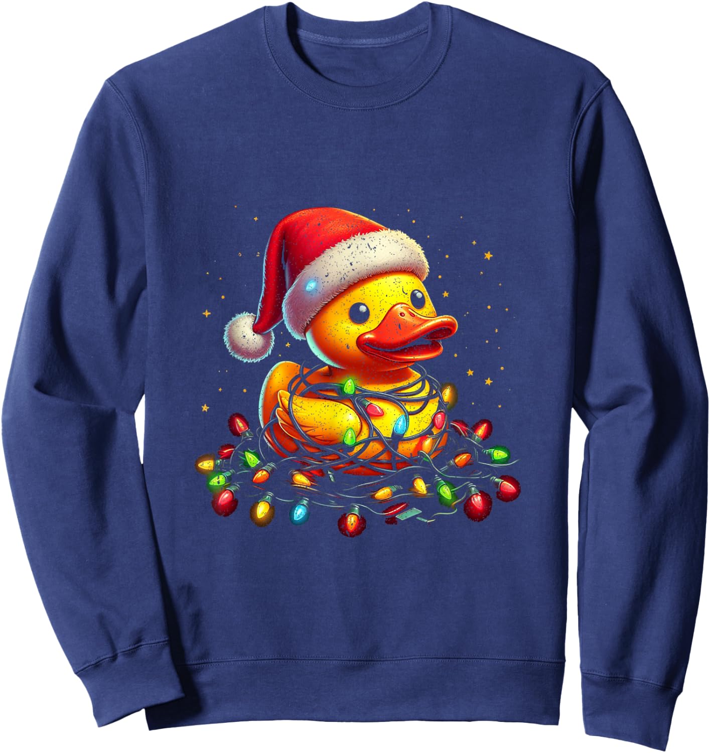 Xmas Rubber Duck Christmas Sweatshirt - Sweatshirt | Navy