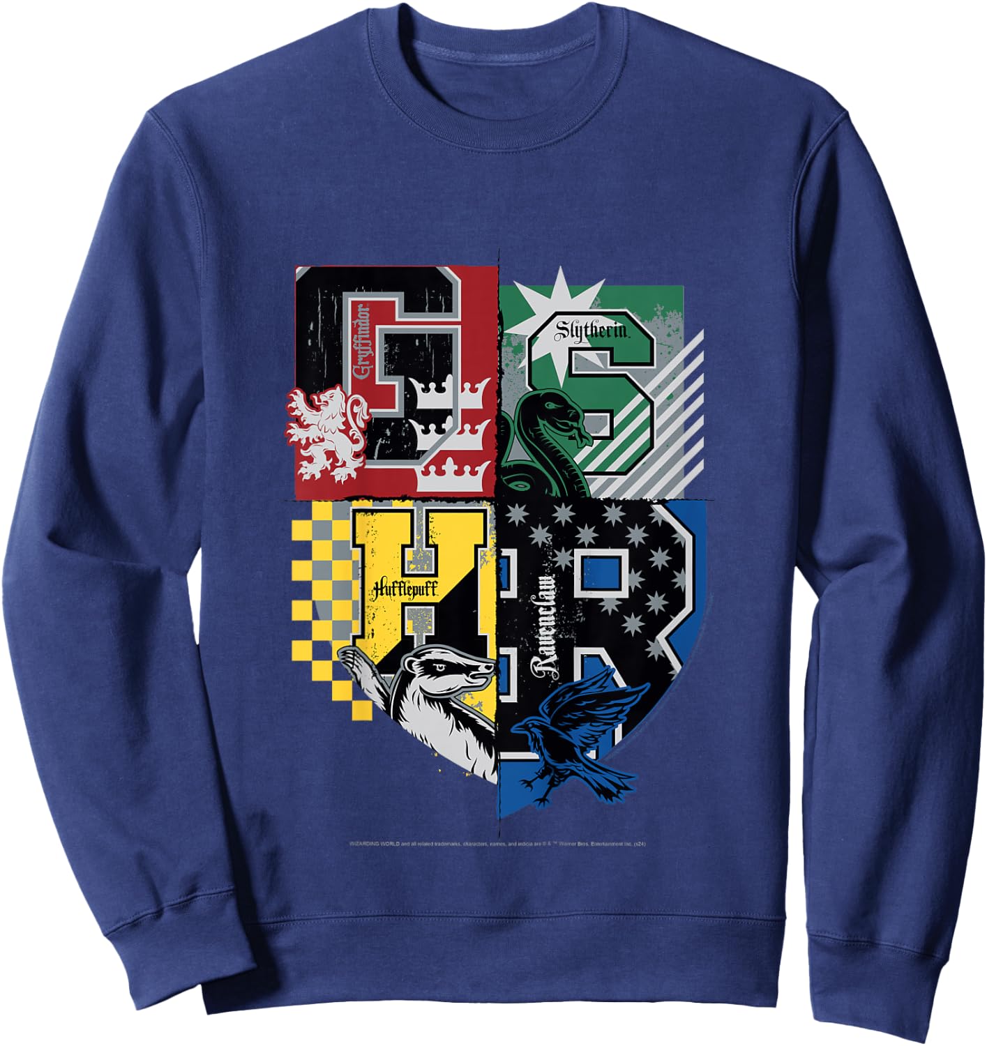 Kids Harry Potter Varsity Hogwarts Camiseta Sweatshirt - Sweatshirt | Navy