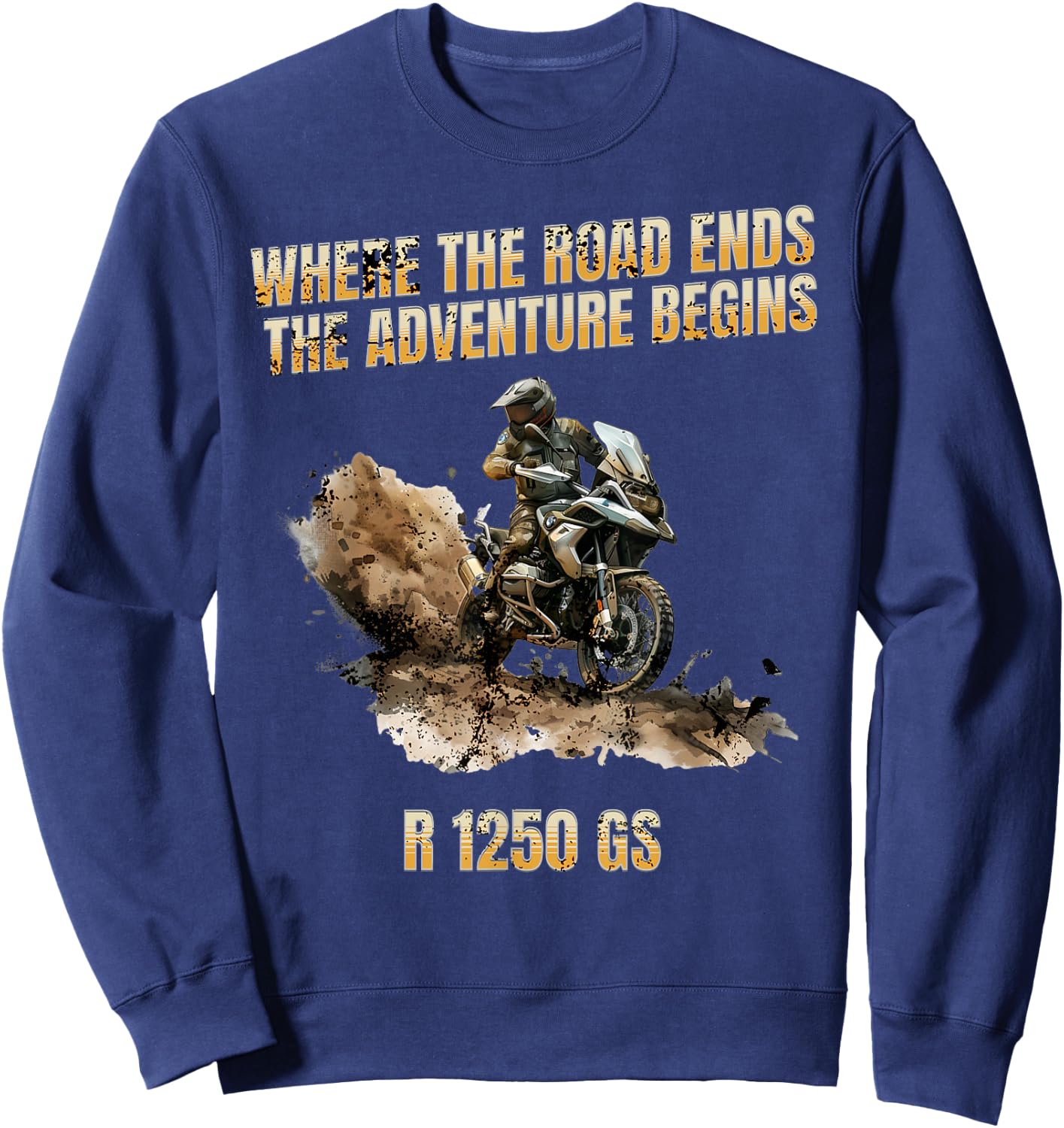 R 1250 GS Adventure Motorcycle Sweatshirt - Sweatshirt | Navy